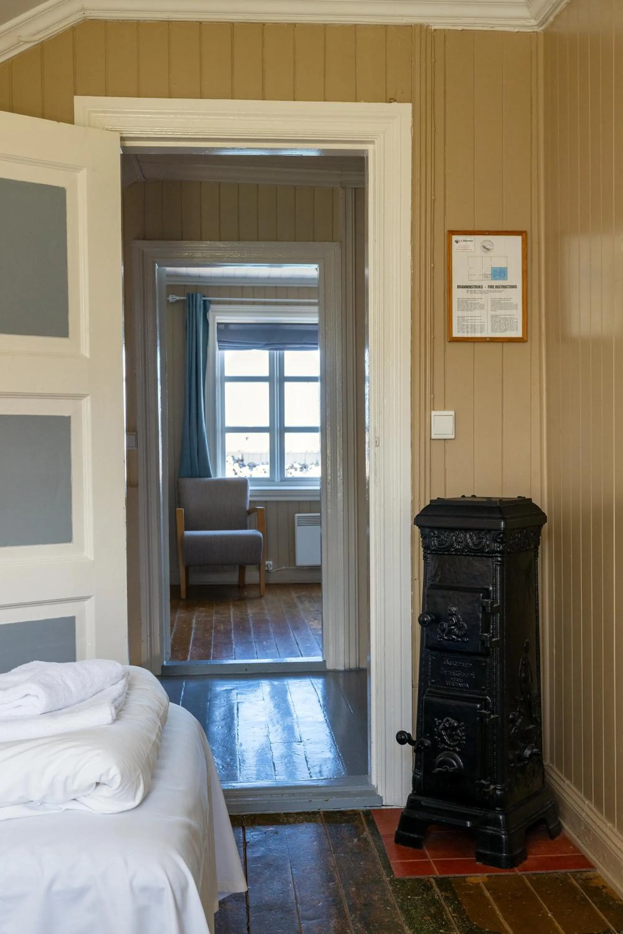 Bedroom, Bed in Statsbuene i Kabelvåg