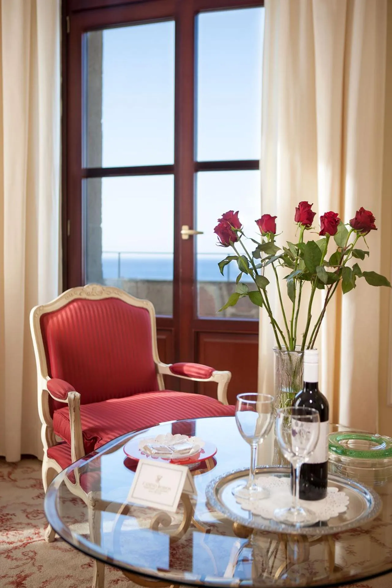 Seating area in Grande Albergo Delle Rose