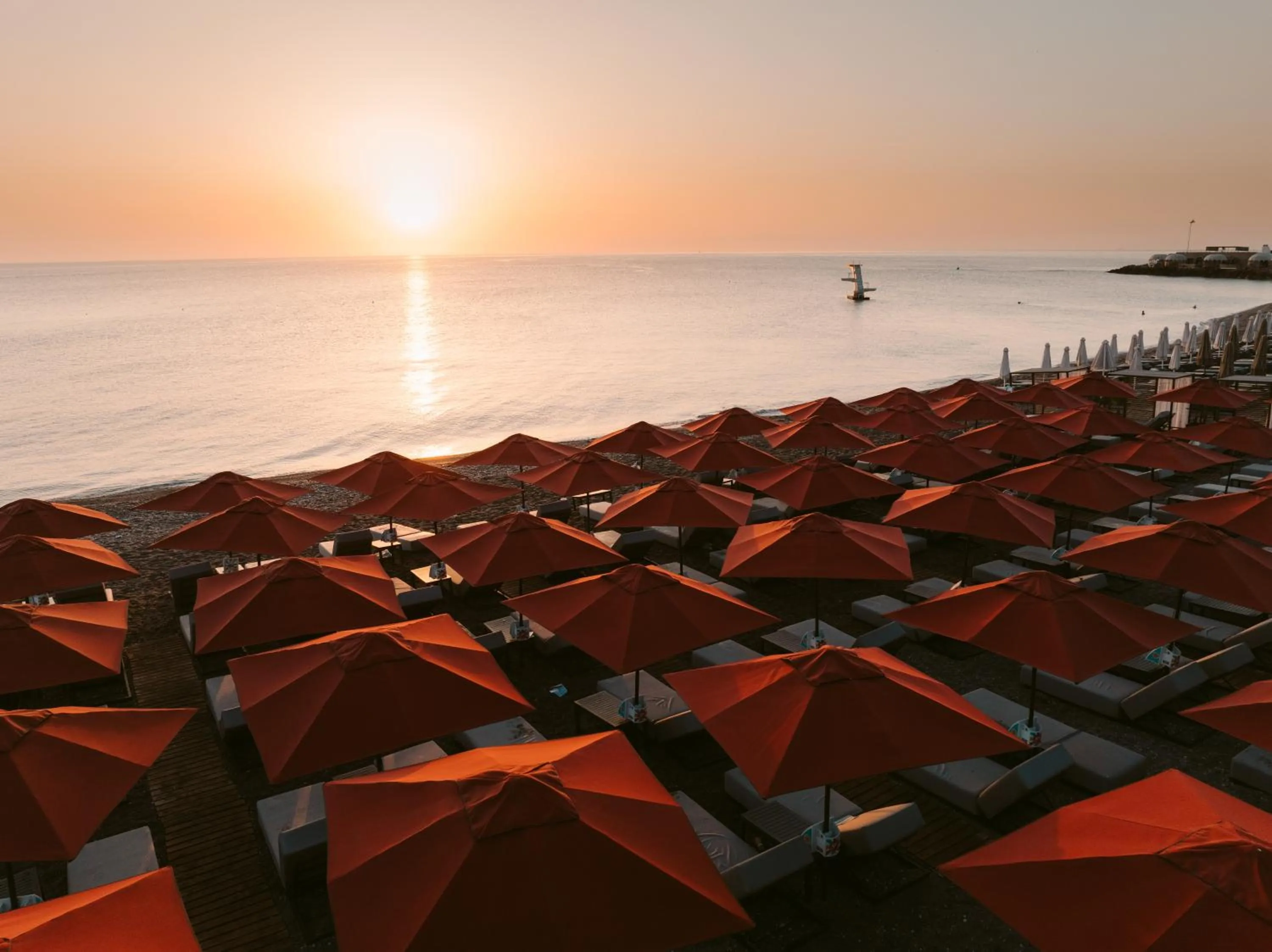 Beach in Grande Albergo Delle Rose
