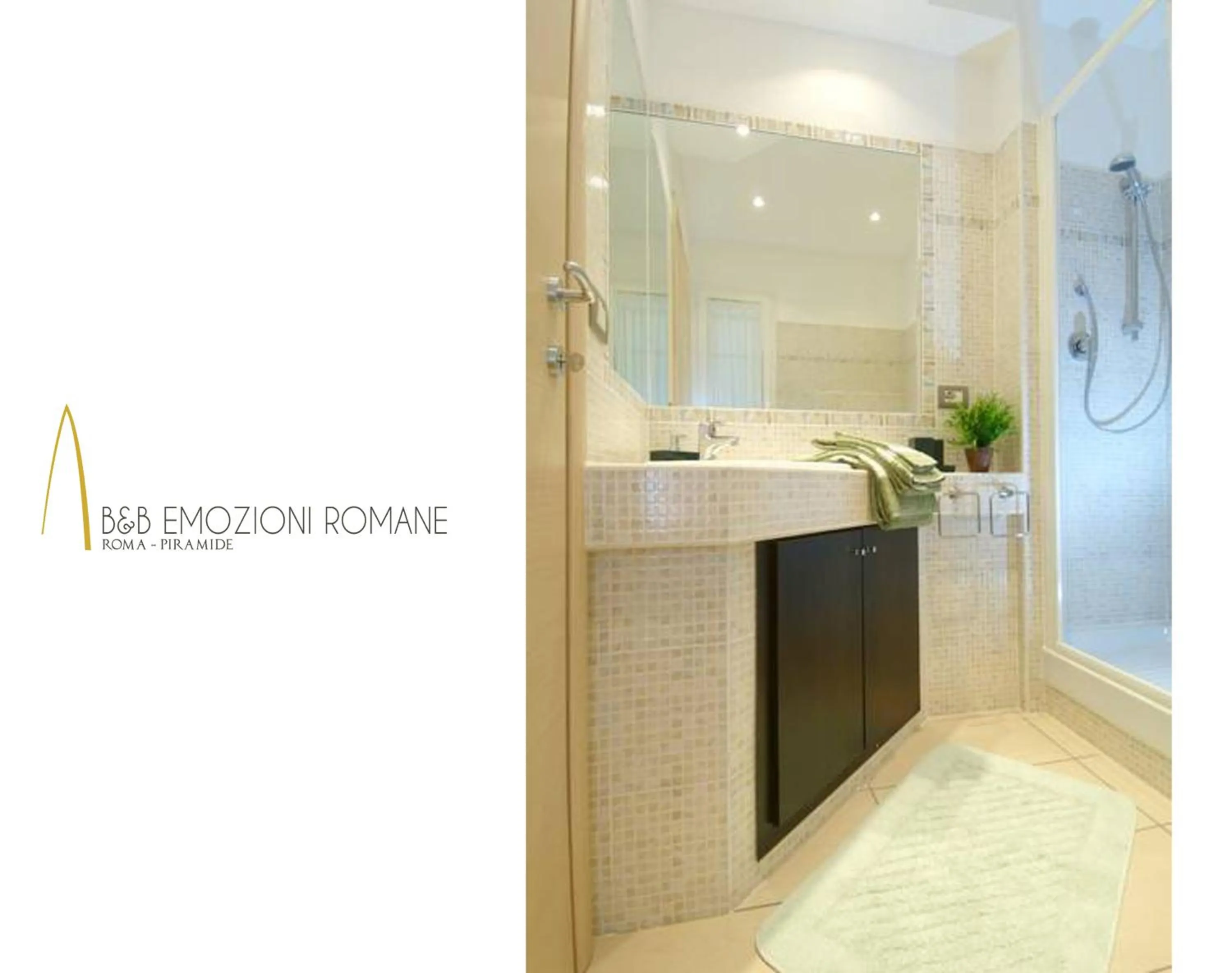 Bathroom in B&B Emozioni Romane