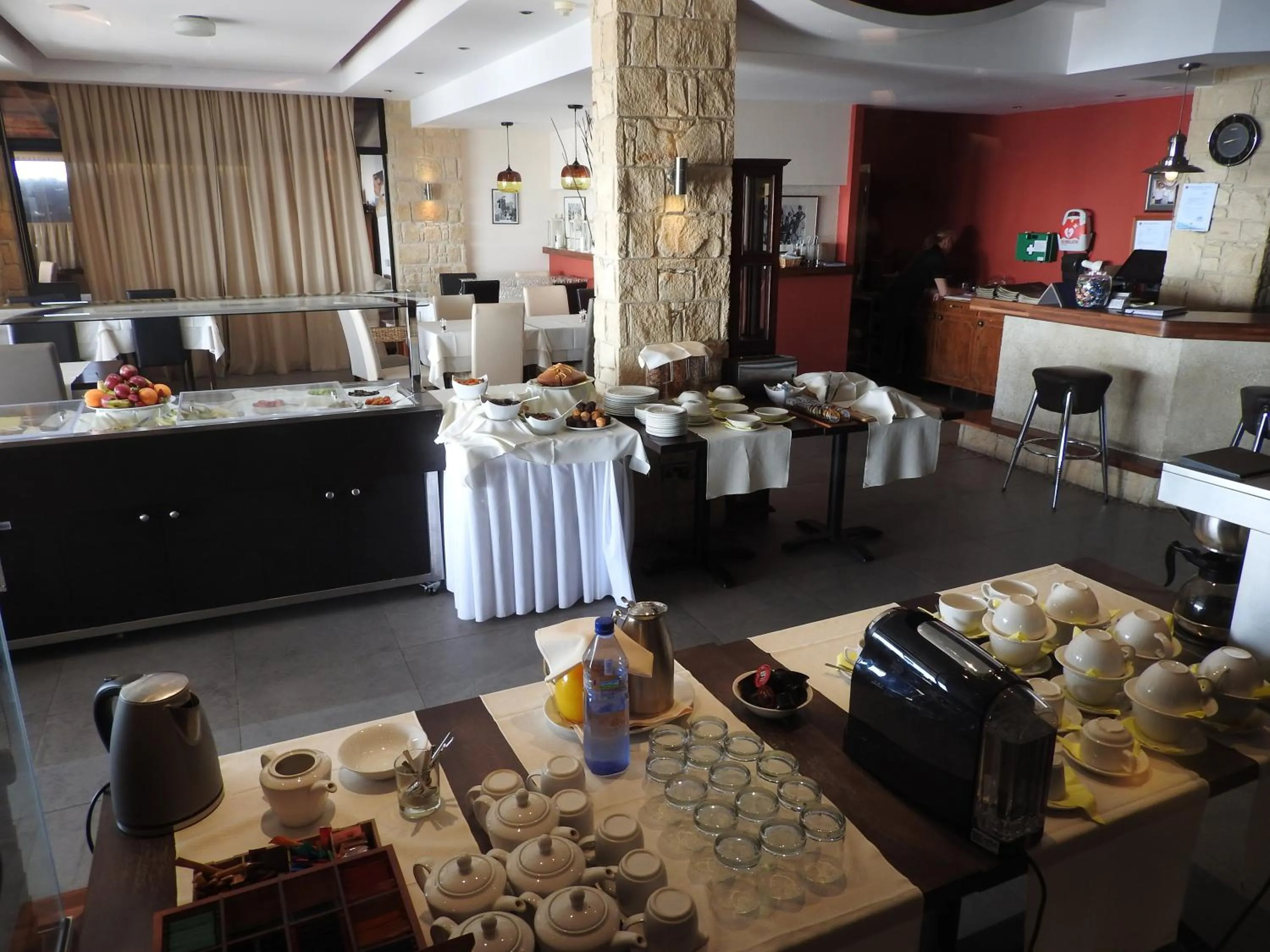 Continental breakfast in Hill View Hotel Apartments