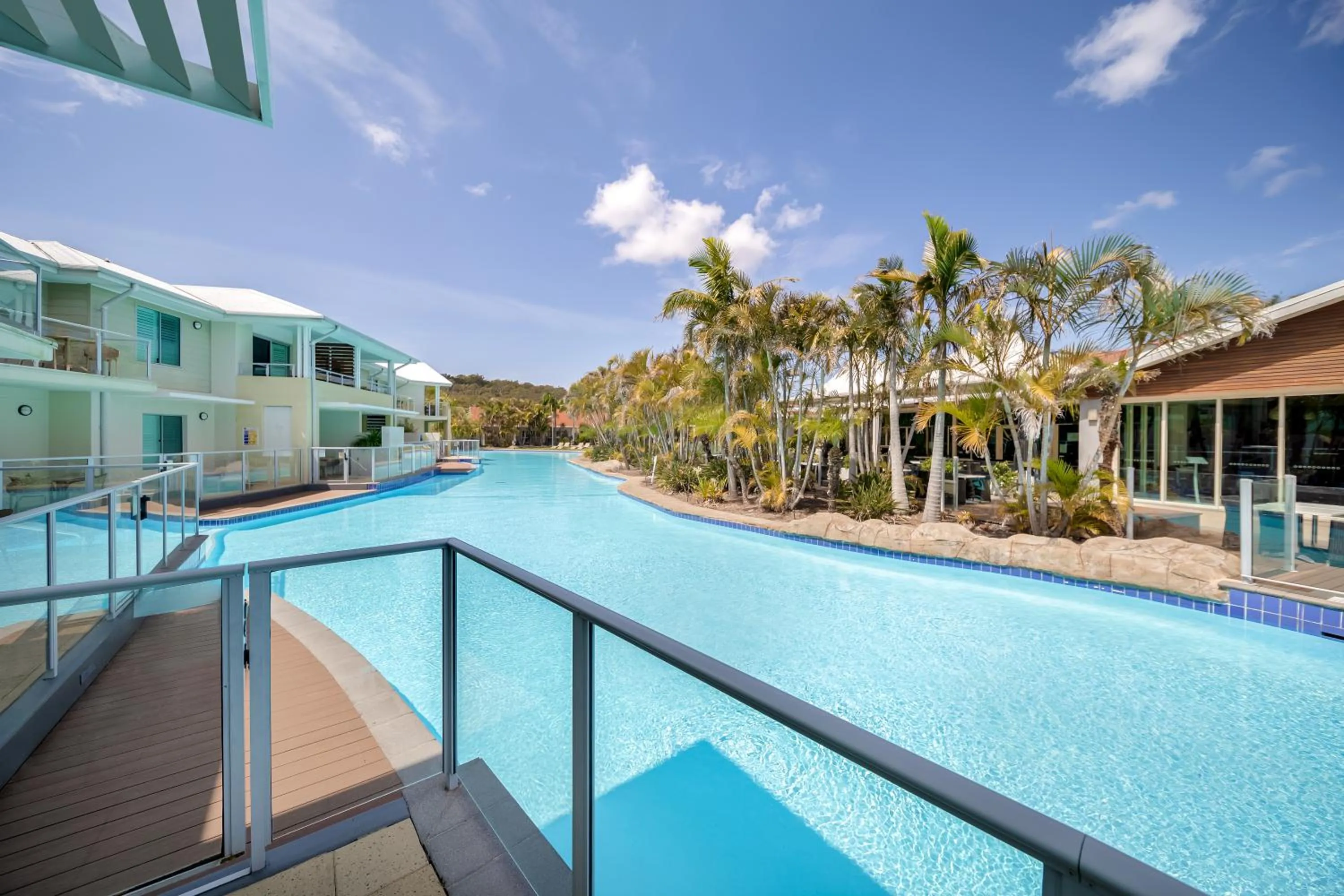 Pool view in Oaks Port Stephens Pacific Blue Resort