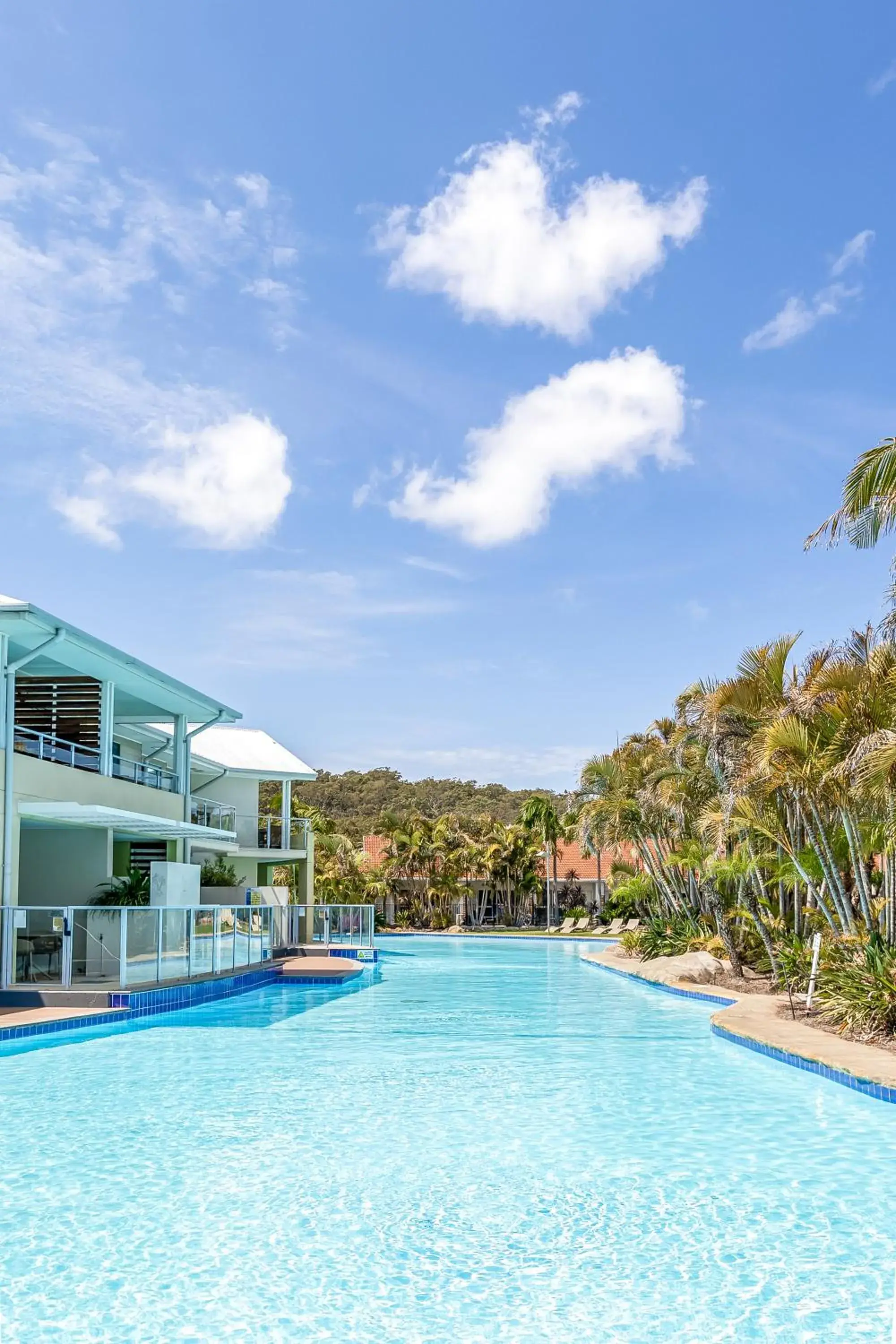 Pool view in Oaks Port Stephens Pacific Blue Resort Pool view in Oaks Port Stephens Pacific Blue Resort