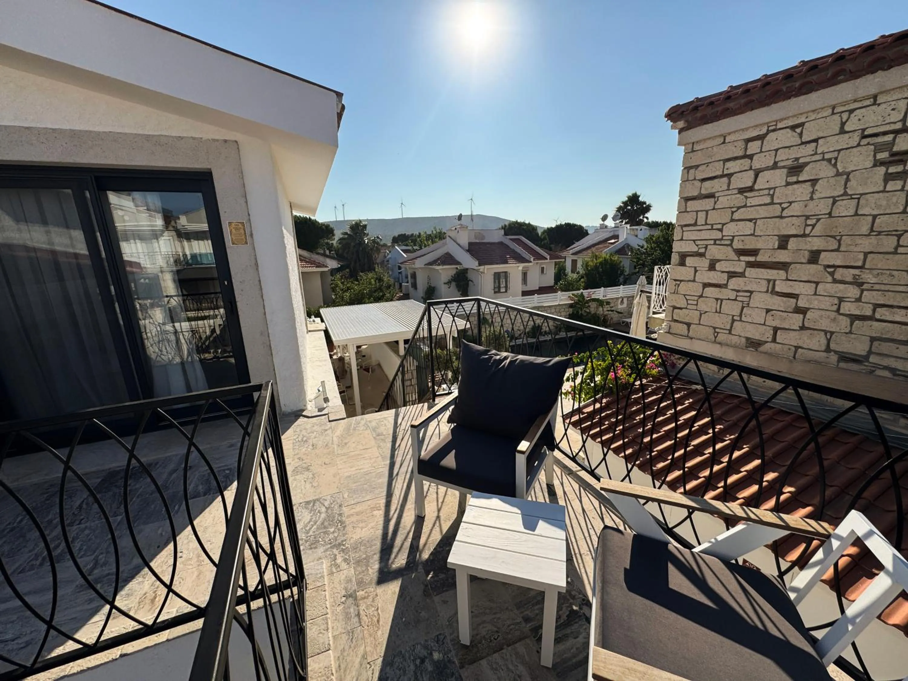 Balcony/Terrace in Villa Peri Alacati
