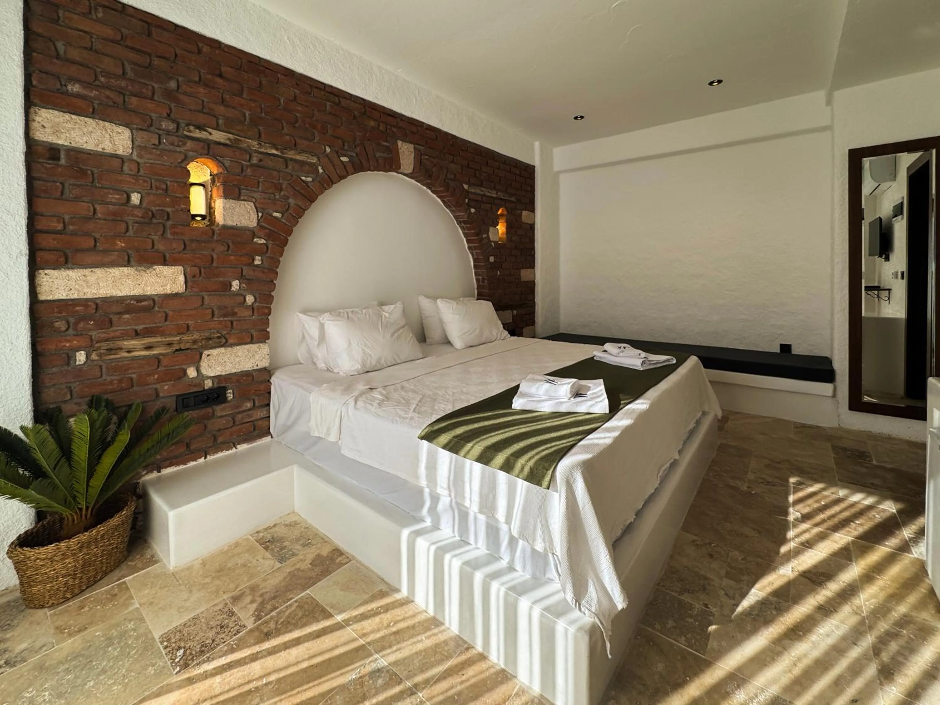 Bed in Villa Peri Alacati