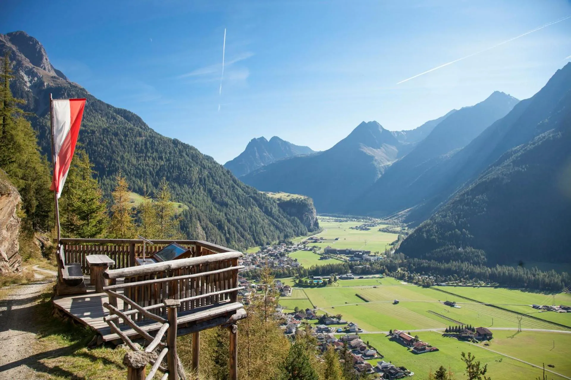 Natural landscape in Haus Alpina