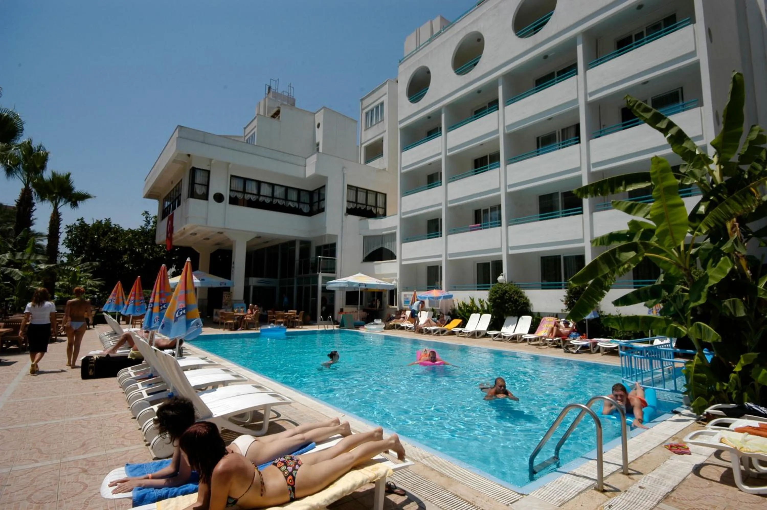 Pool view in Sesin Hotel