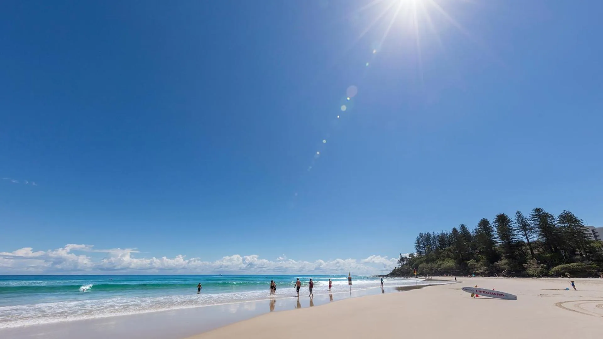 Beach in Oaks Gold Coast Calypso Plaza Suites