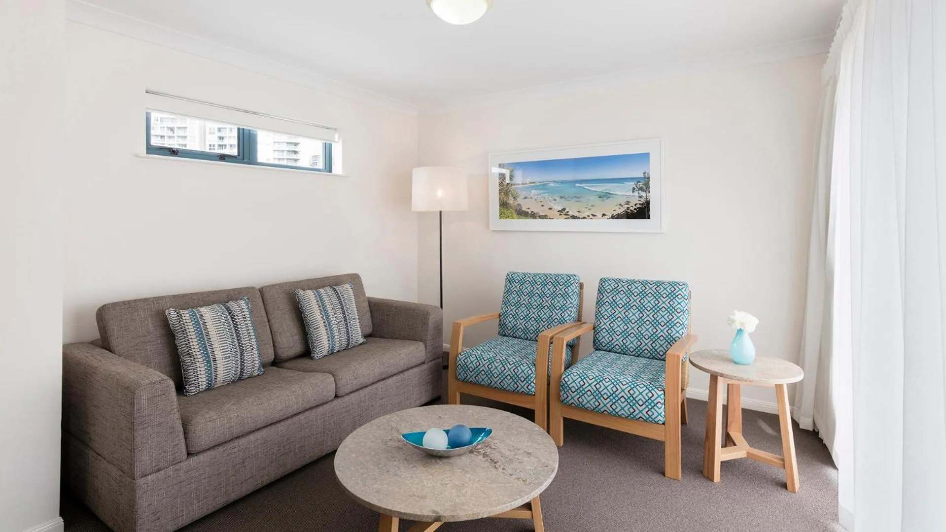 Living room in Oaks Gold Coast Calypso Plaza Suites