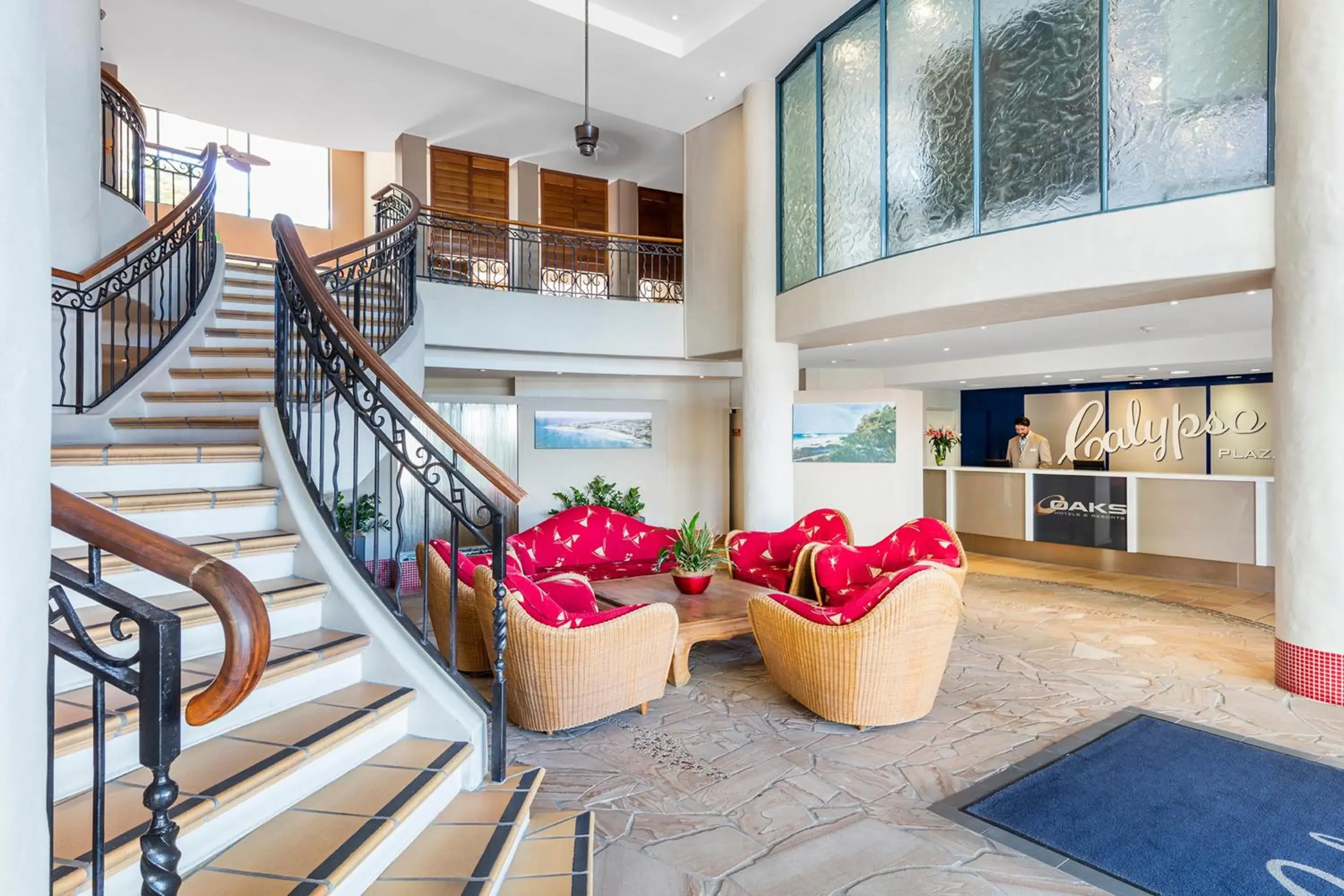 Lobby or reception in Oaks Gold Coast Calypso Plaza Suites Lobby or reception in Oaks Gold Coast Calypso Plaza Suites