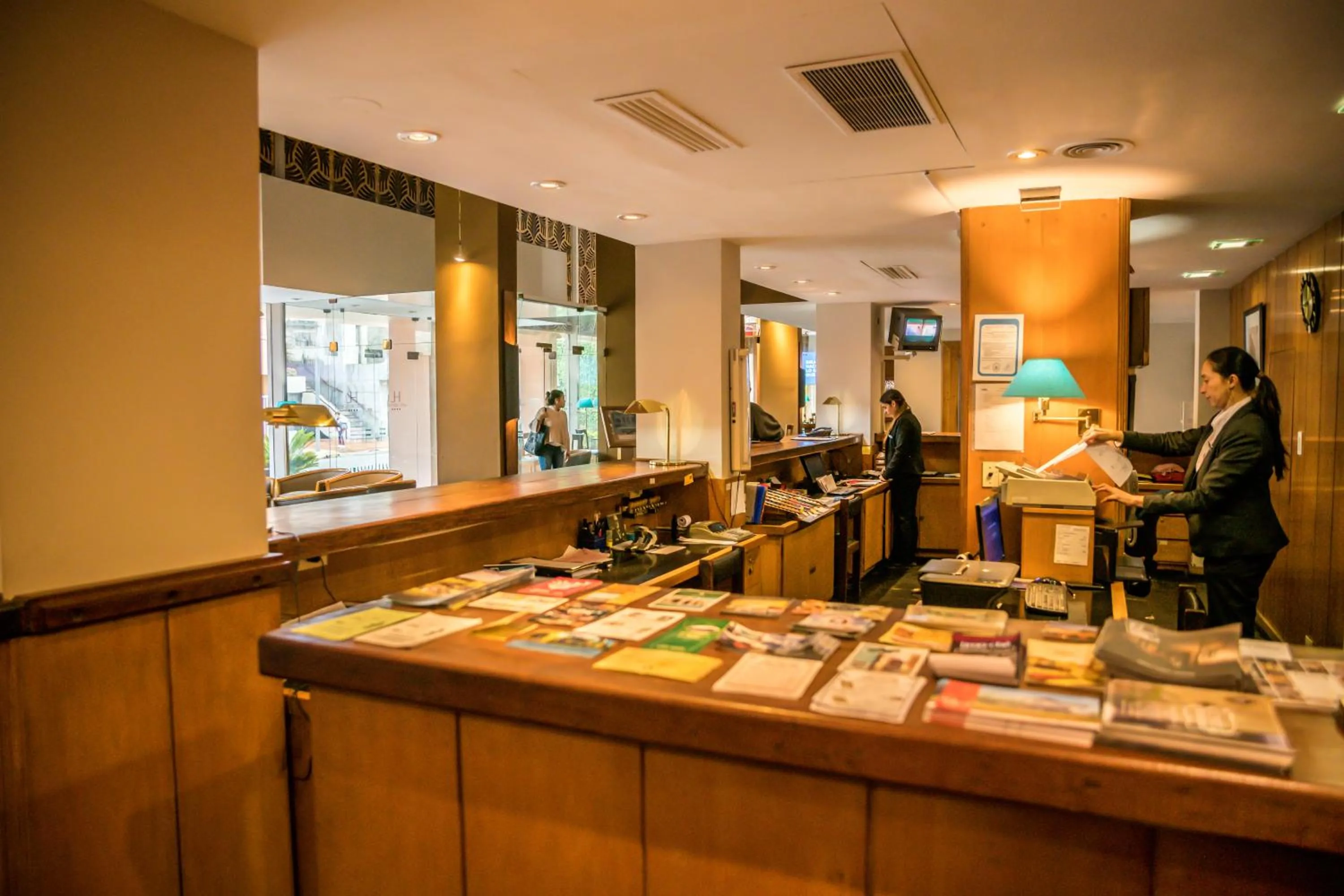 Lobby or reception in Hotel Libertador