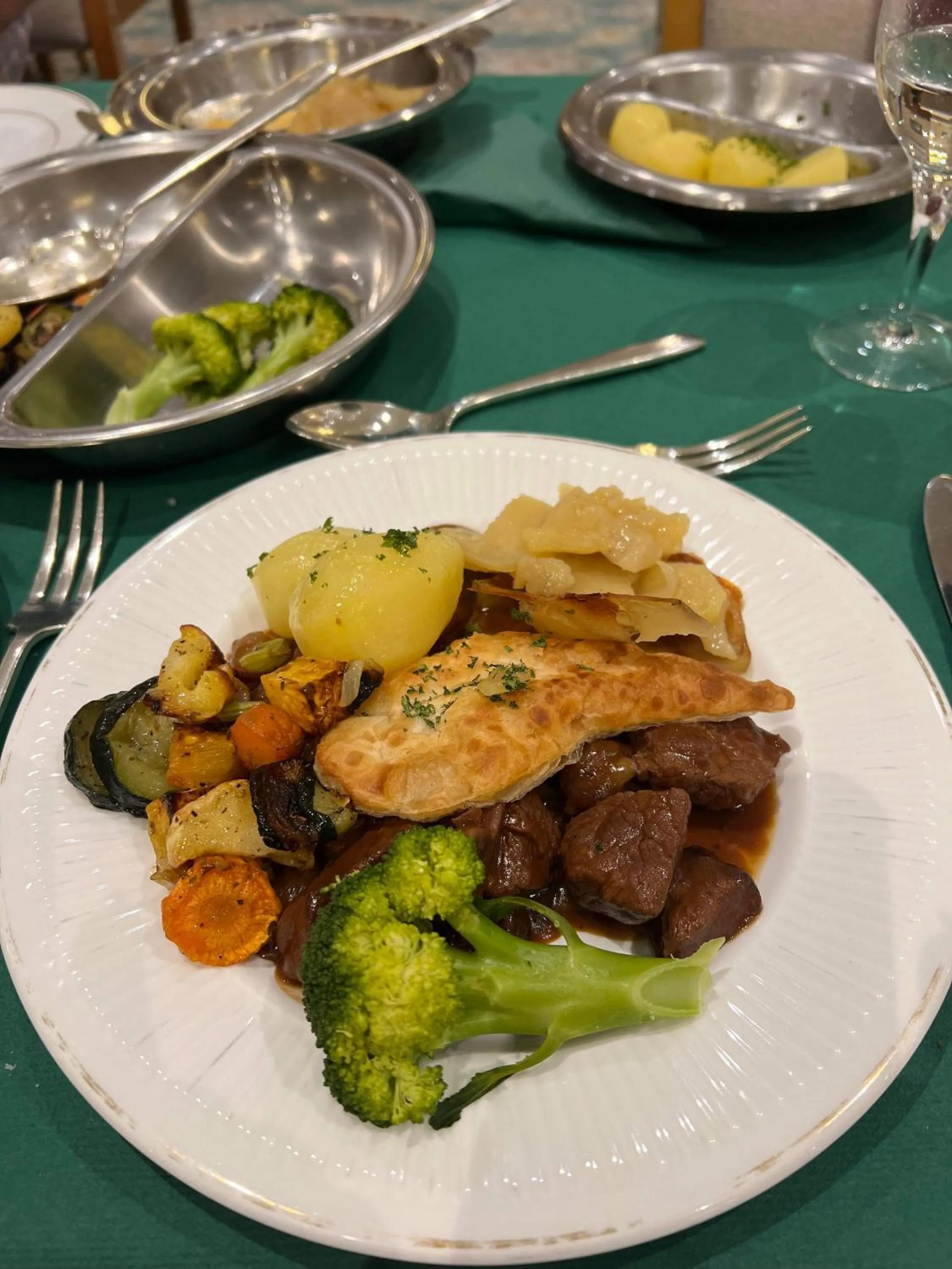 Dinner in Saxonville Hotel