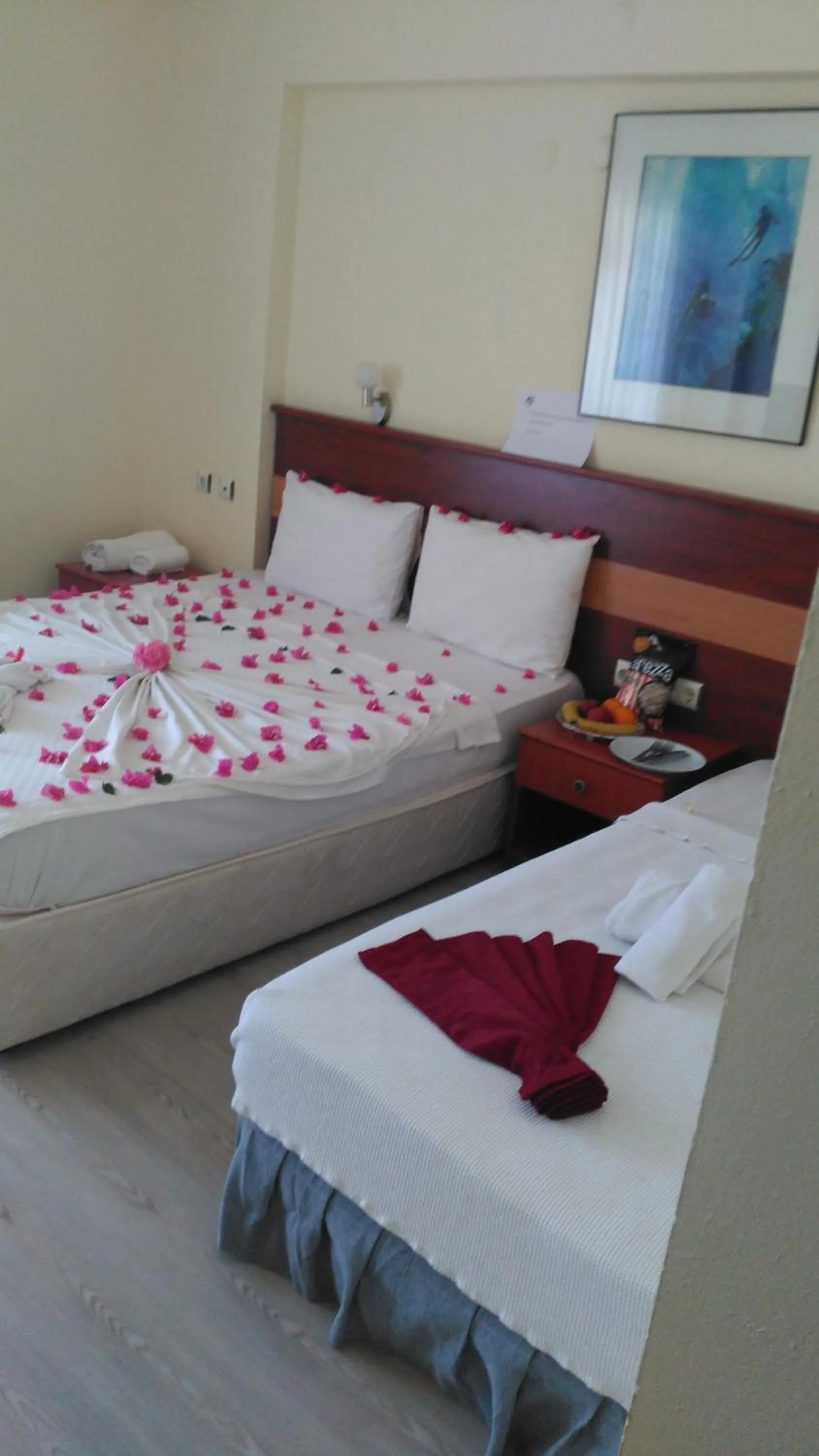 Bed in Hotel First Class Didim