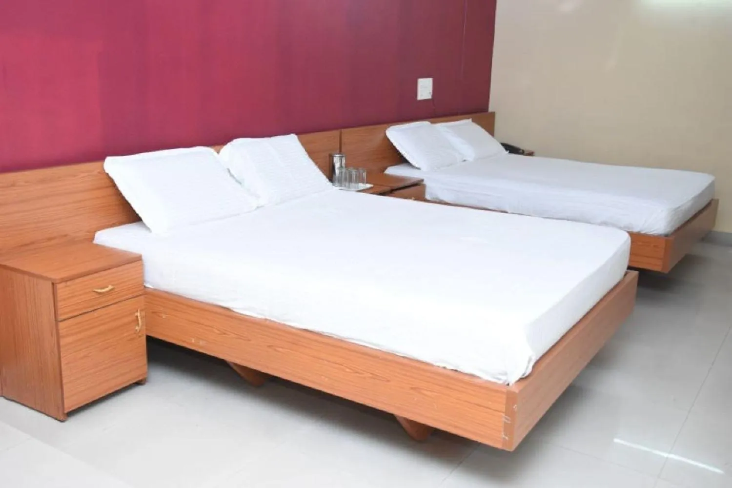 Bed in Hotel Surya Residency Majestic