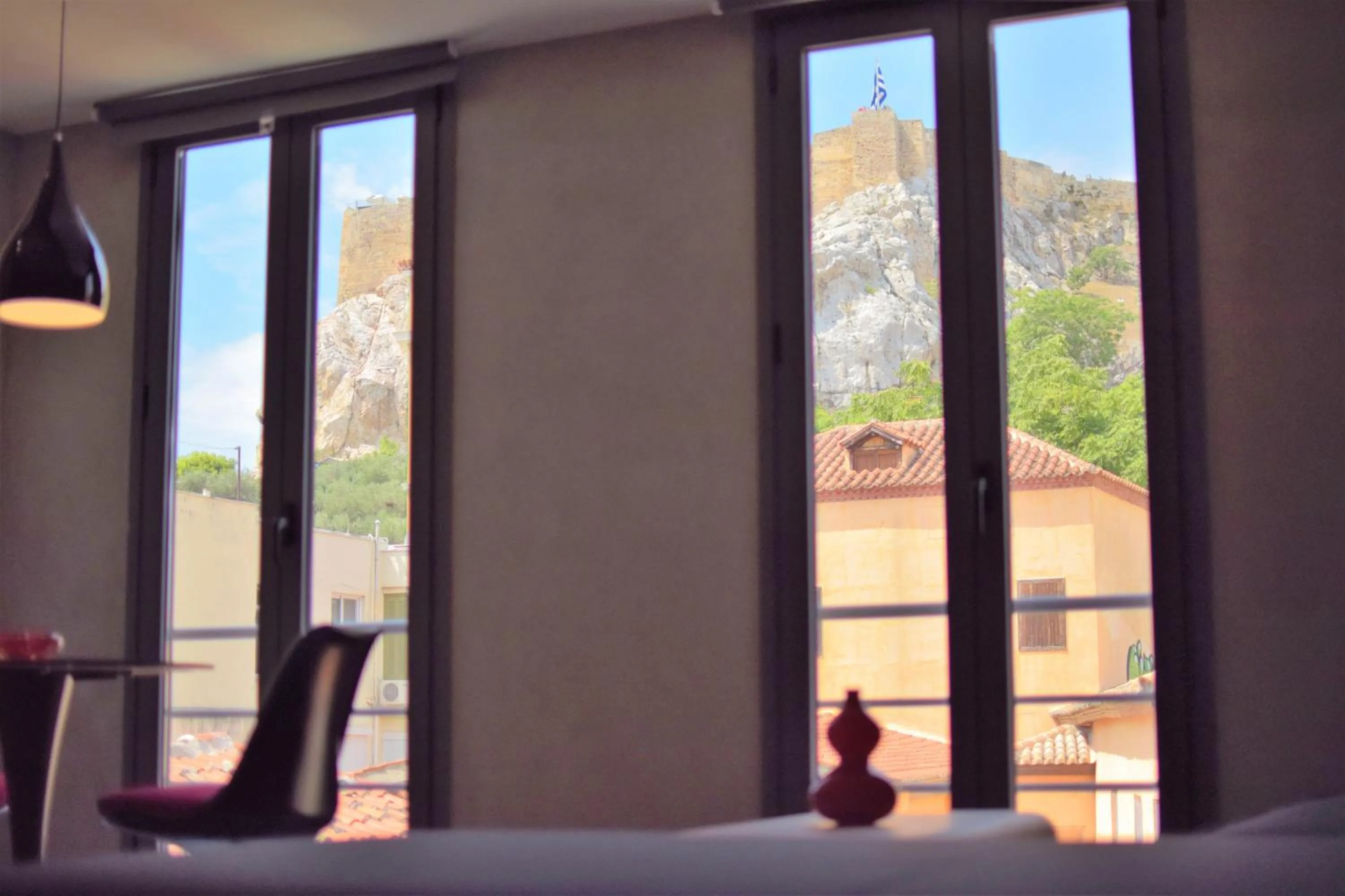 Landmark view in 101 Adrianou Apartments