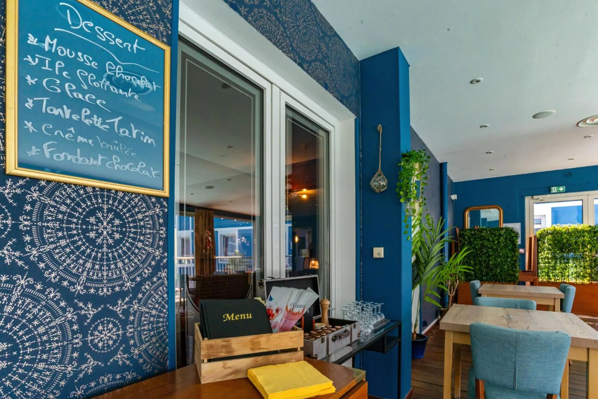 Dining area in Hotel Restaurant Argos, Strasbourg Nord