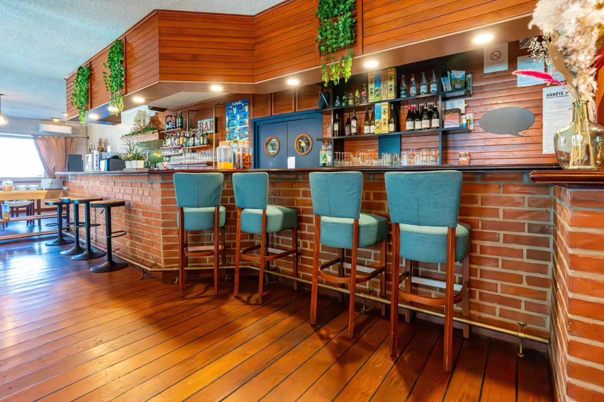 Lounge or bar in Hotel Restaurant Argos, Strasbourg Nord