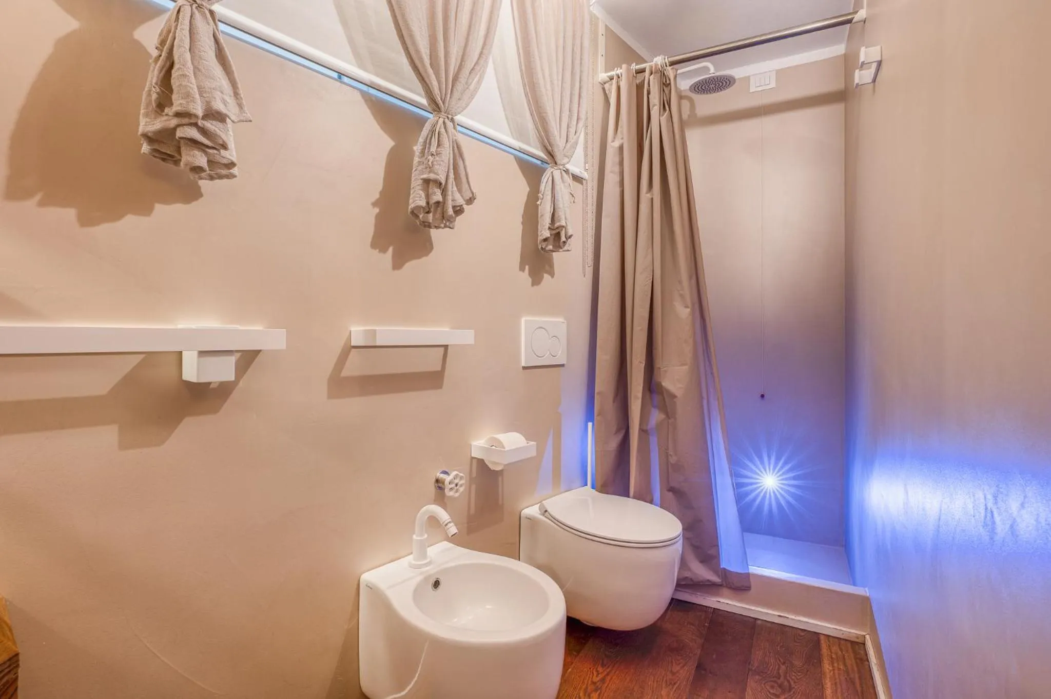 Shower in A'Mare Luxury Rooms