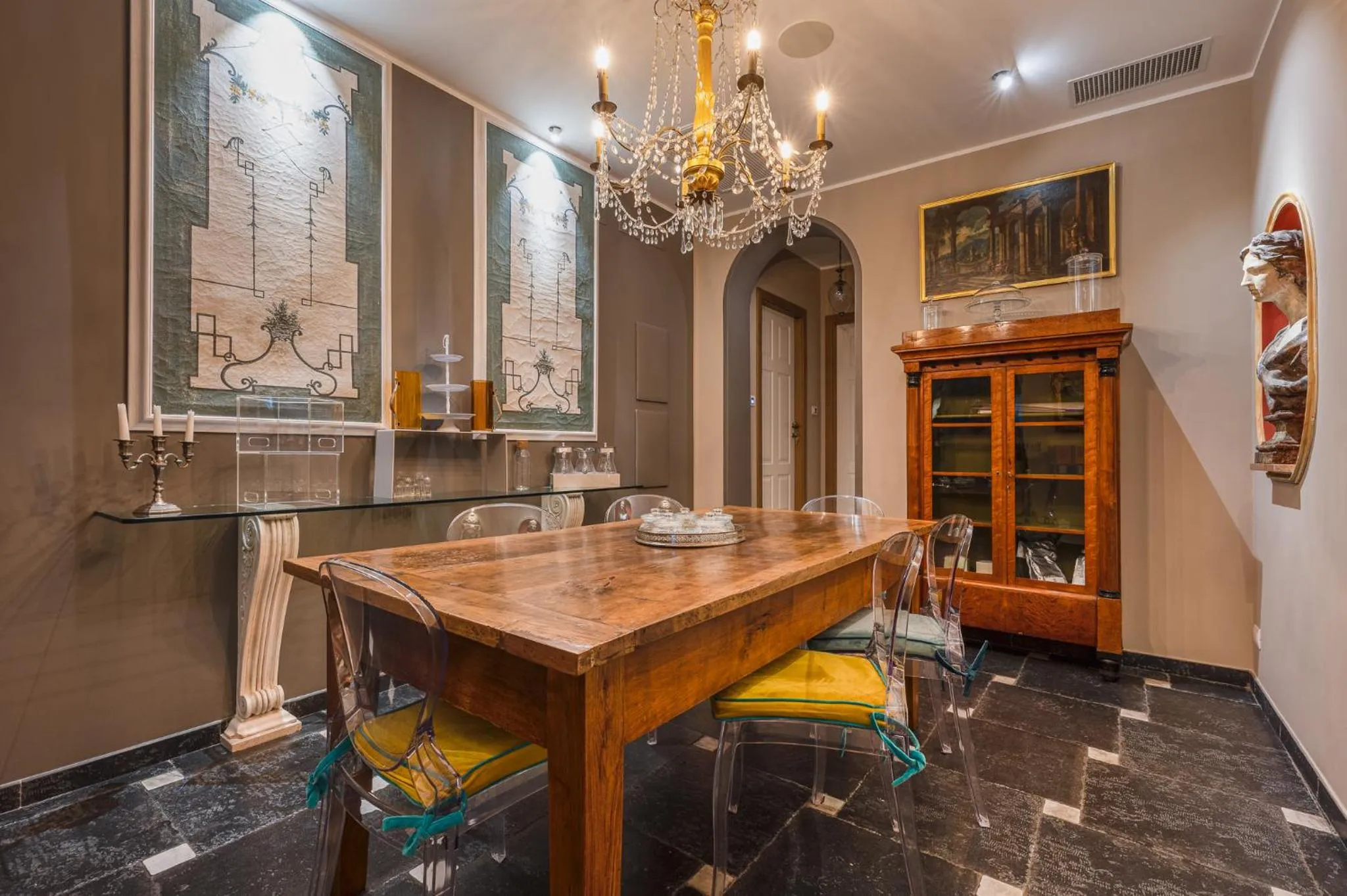 Seating area in A'Mare Luxury Rooms