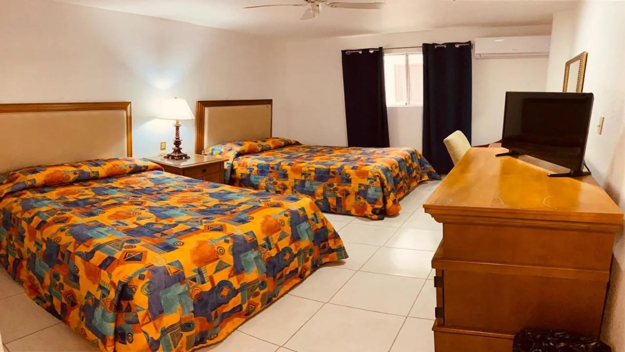 Bed in Hotel Paquime