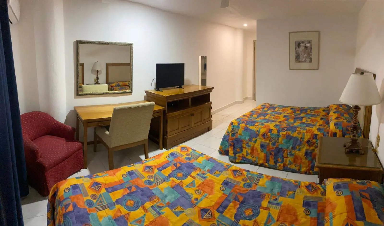 Bed in Hotel Paquime