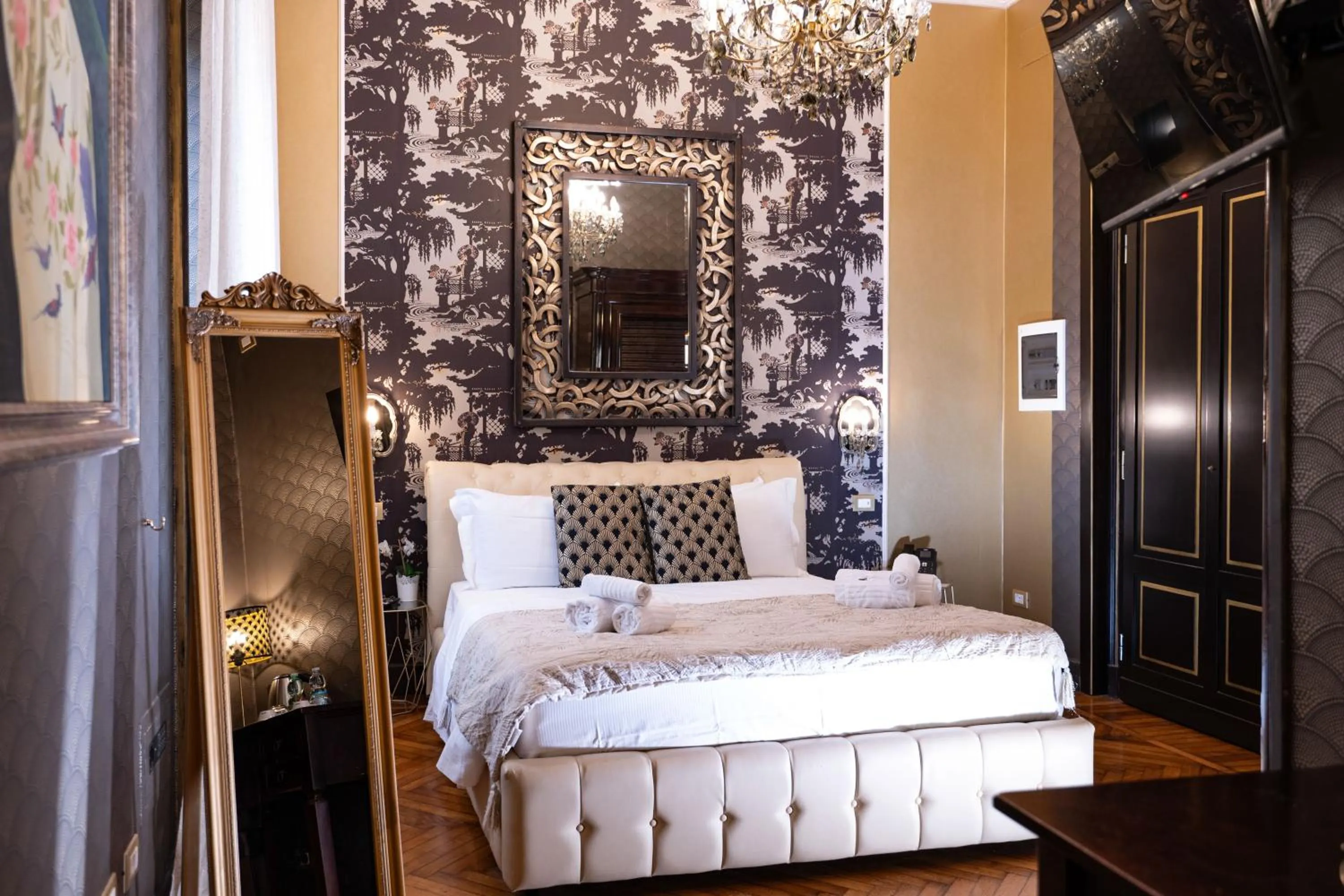 Bed in Contessa Arrivabene Antica Dimora