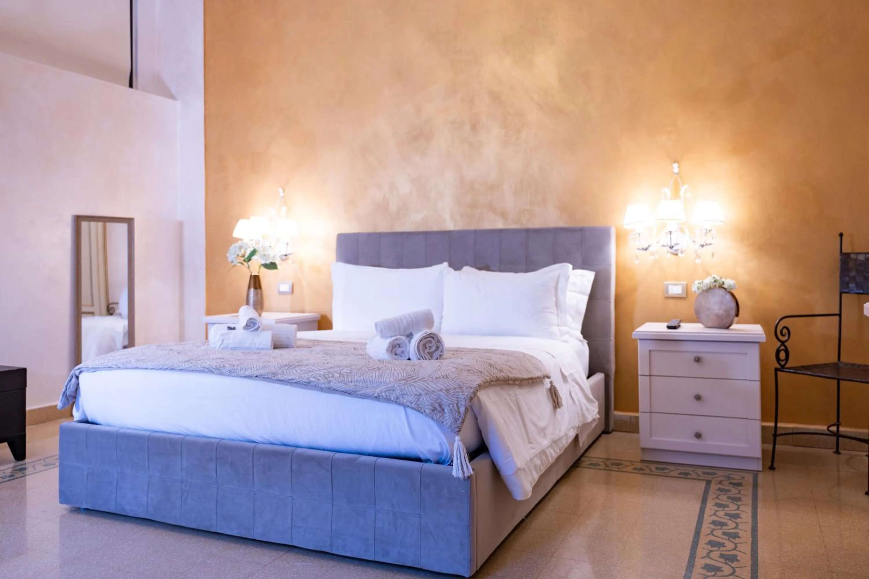 Bed in Contessa Arrivabene Antica Dimora