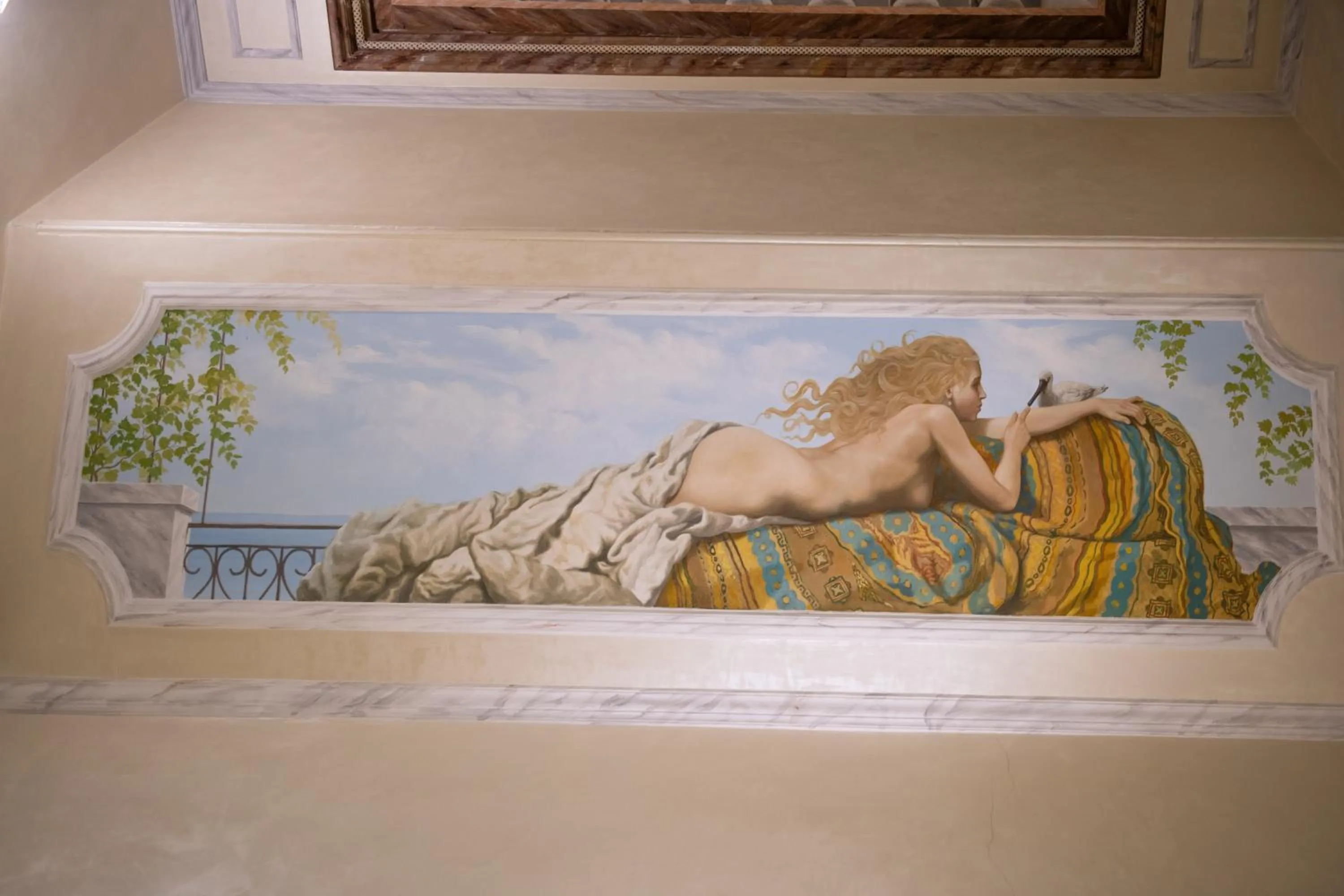 Decorative detail in Contessa Arrivabene Antica Dimora