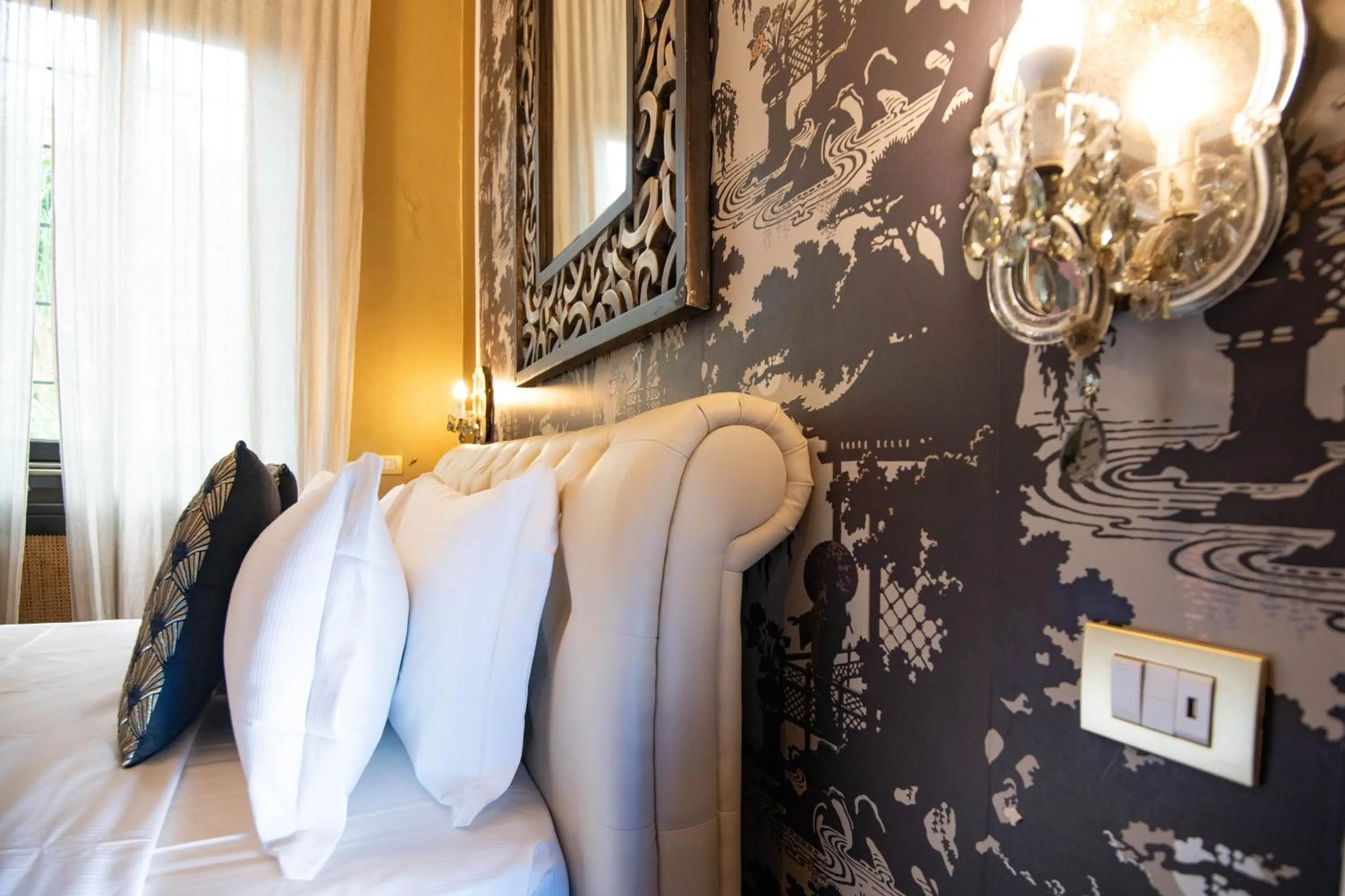 Bed in Contessa Arrivabene Antica Dimora