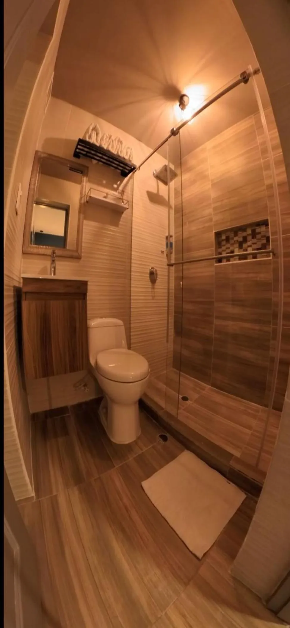 Shower in Hotel Quinta de Cabecera