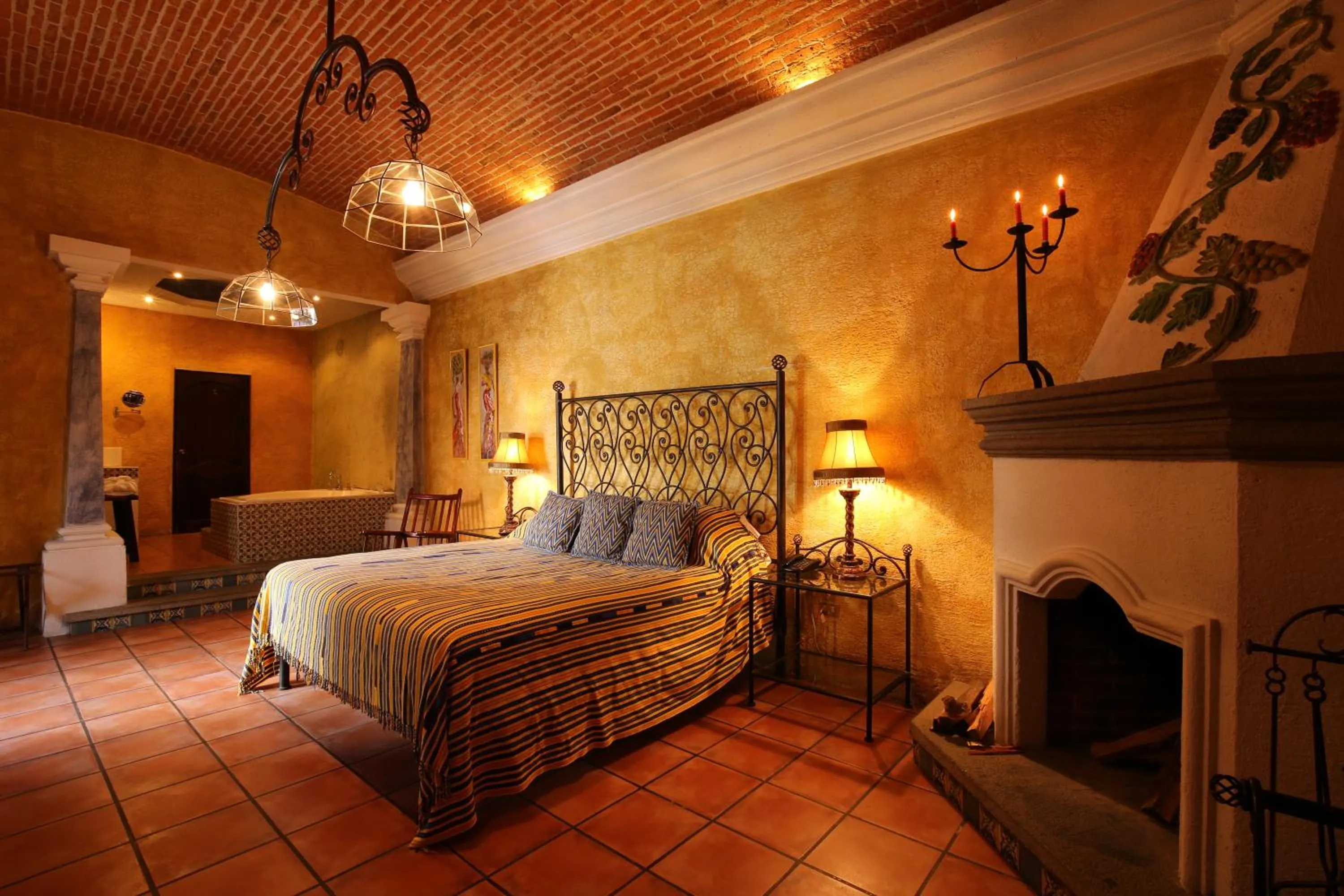 Bed in Hotel Palacio de Doña Beatriz