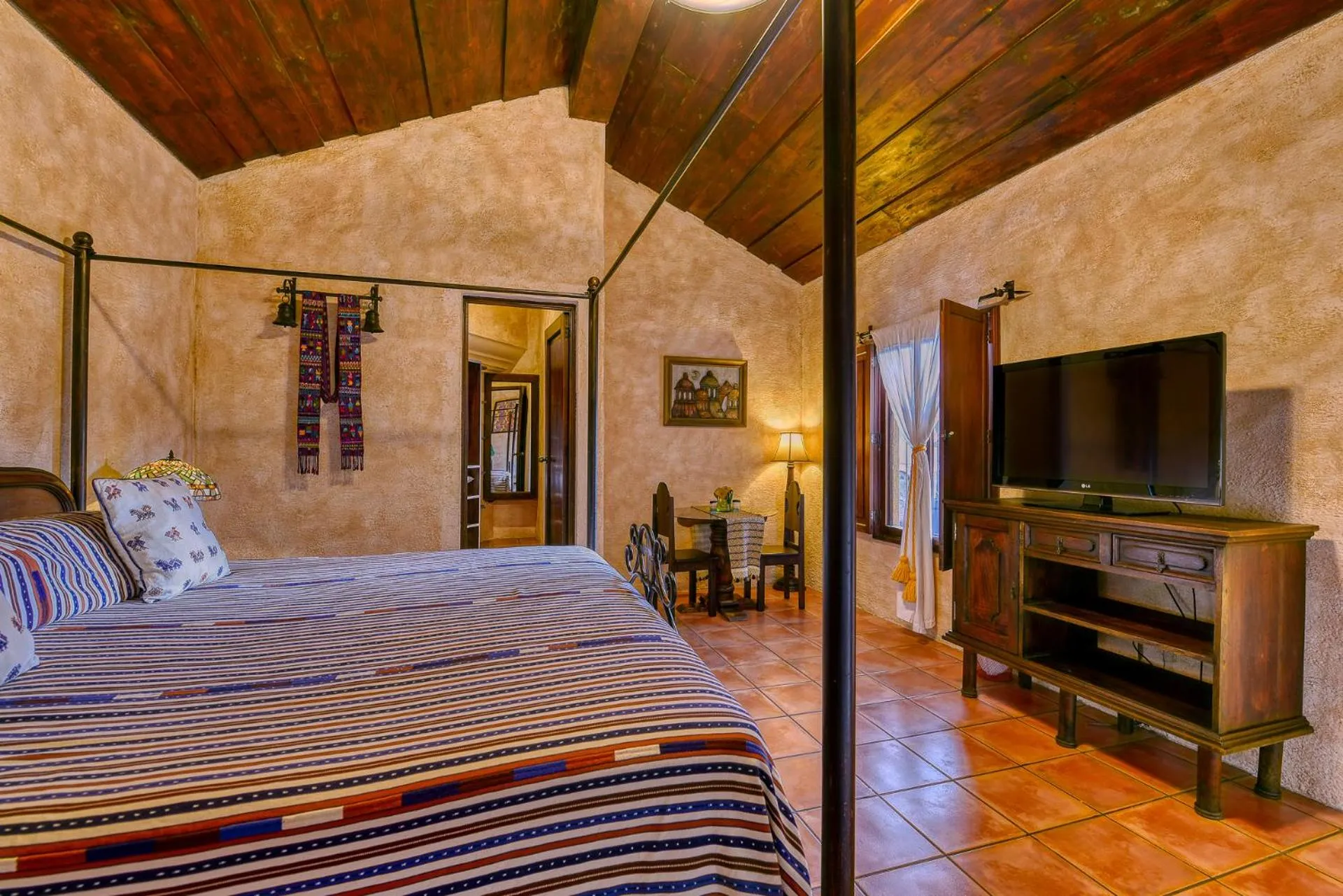 Bed in Hotel Palacio de Doña Beatriz