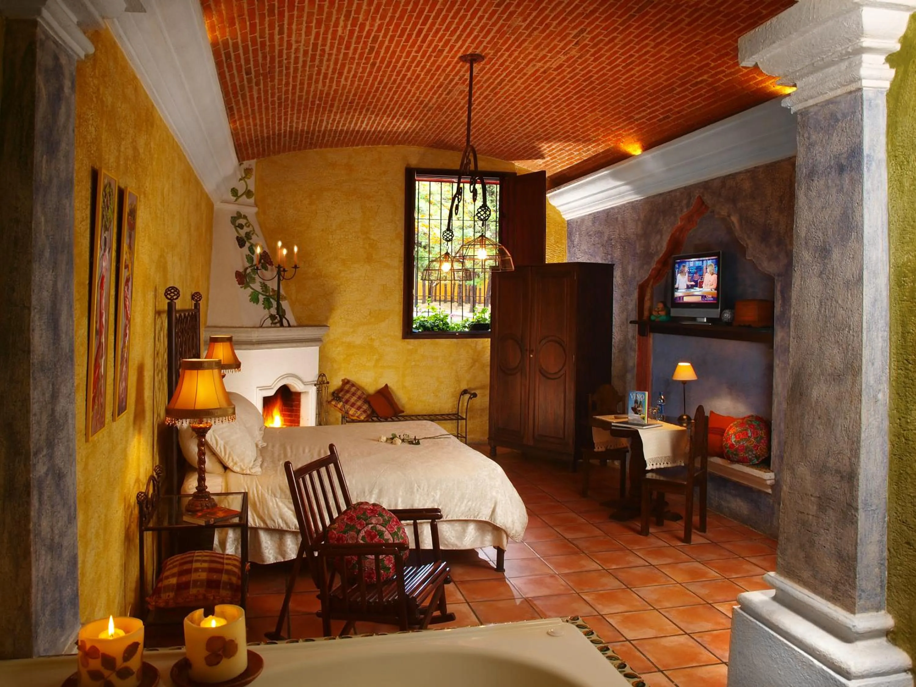 Bed in Hotel Palacio de Doña Beatriz