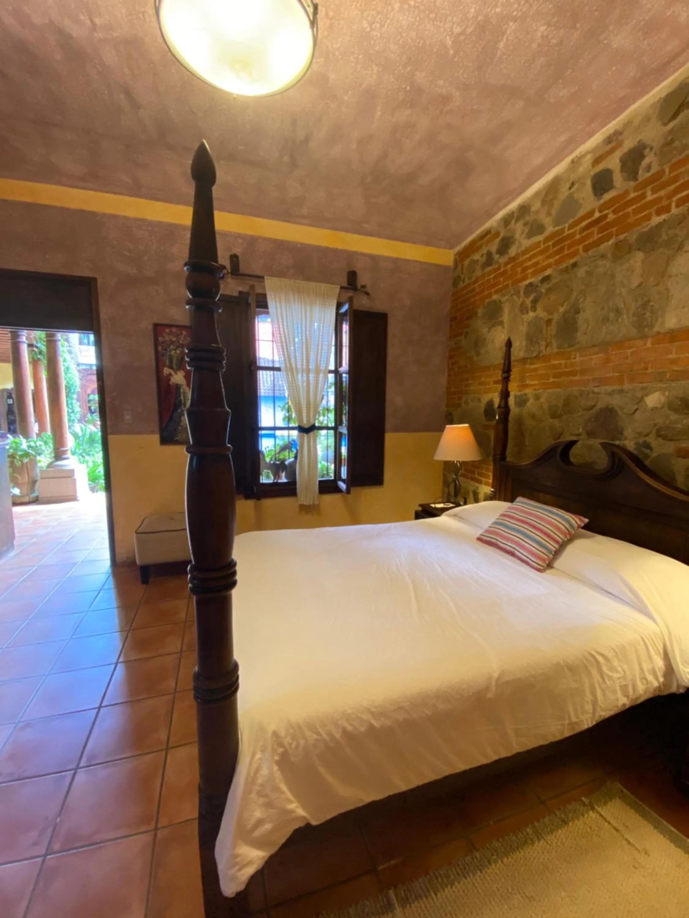 Bed in Hotel Palacio de Doña Beatriz