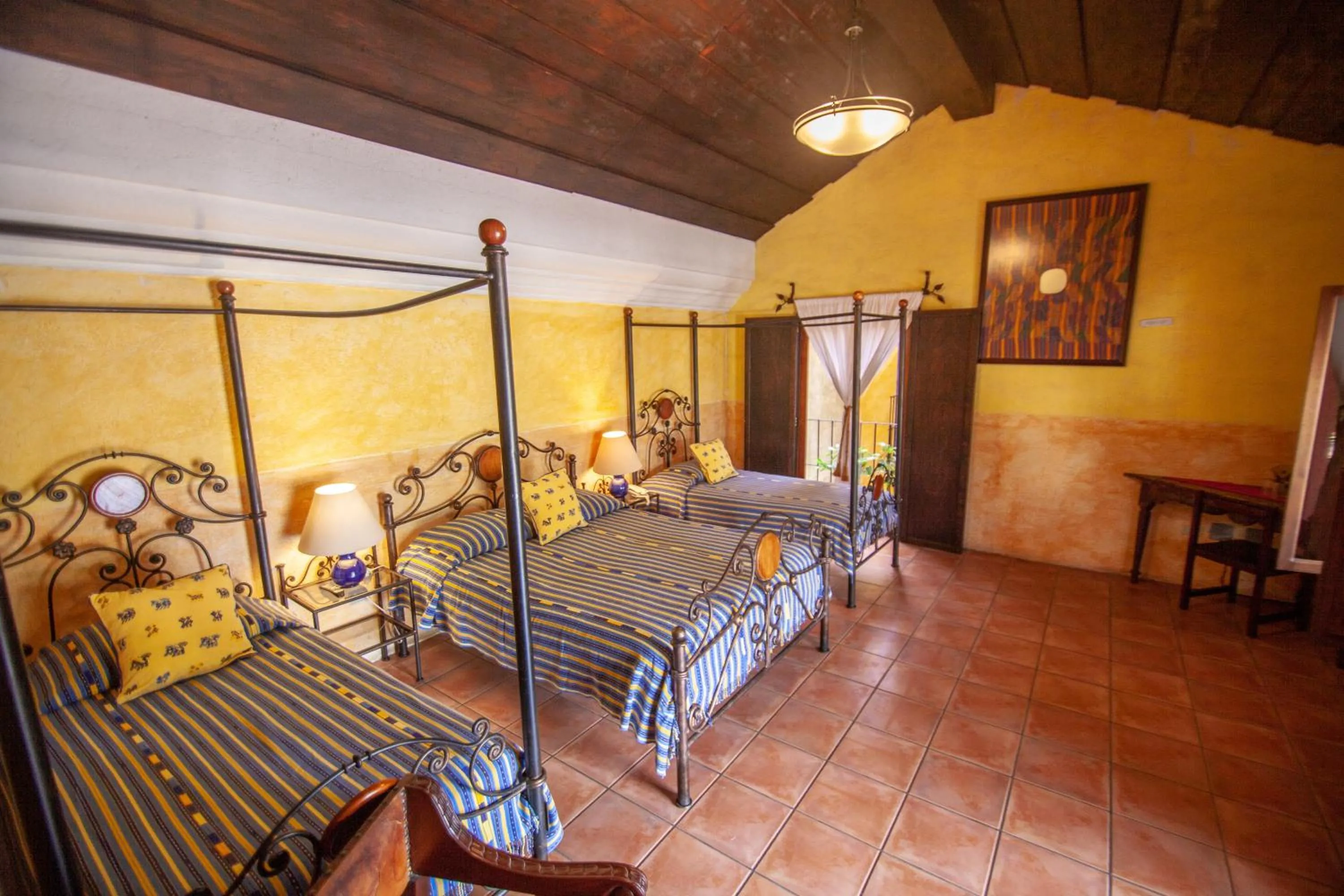 Bed in Hotel Palacio de Doña Beatriz