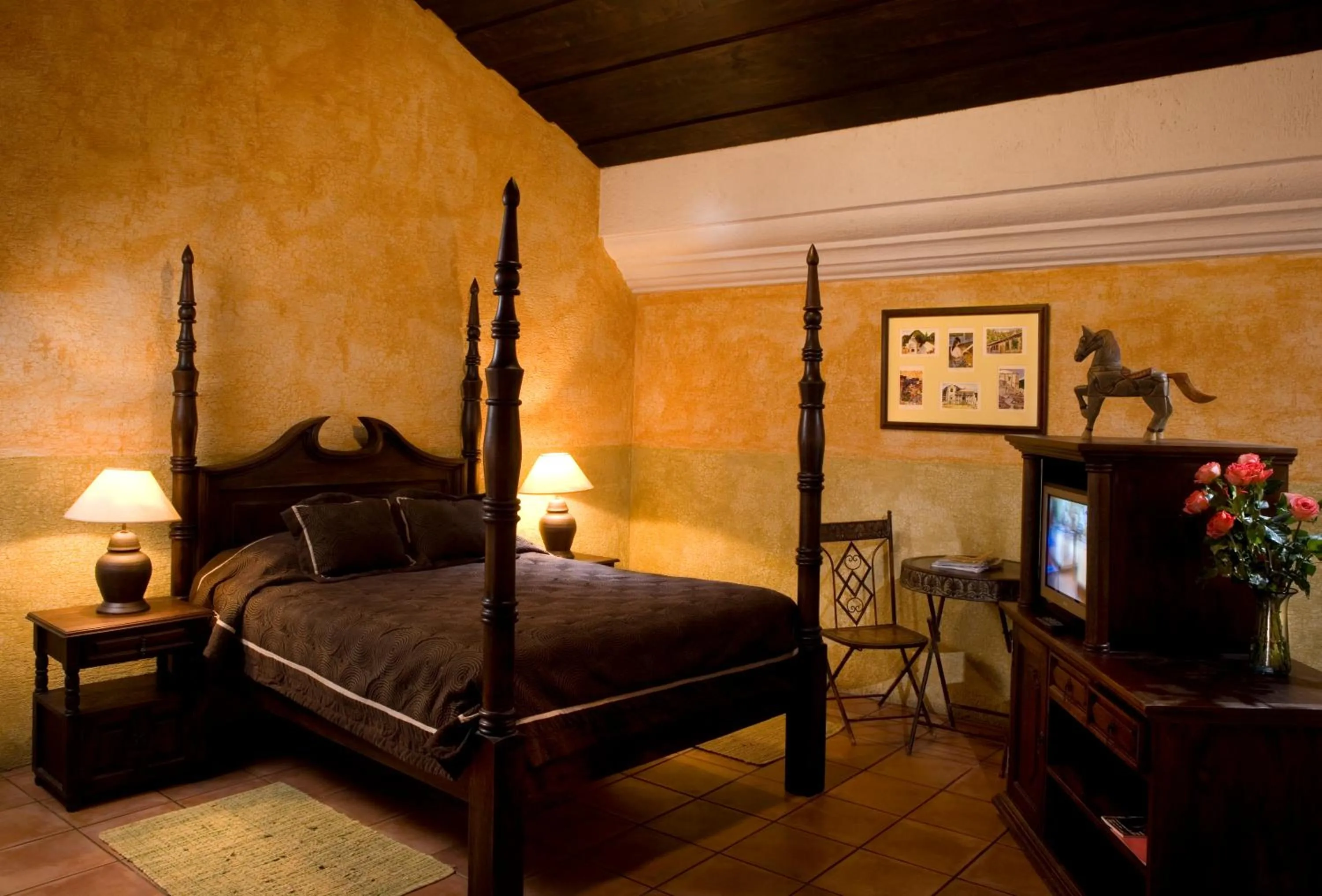 Bed in Hotel Palacio de Doña Beatriz