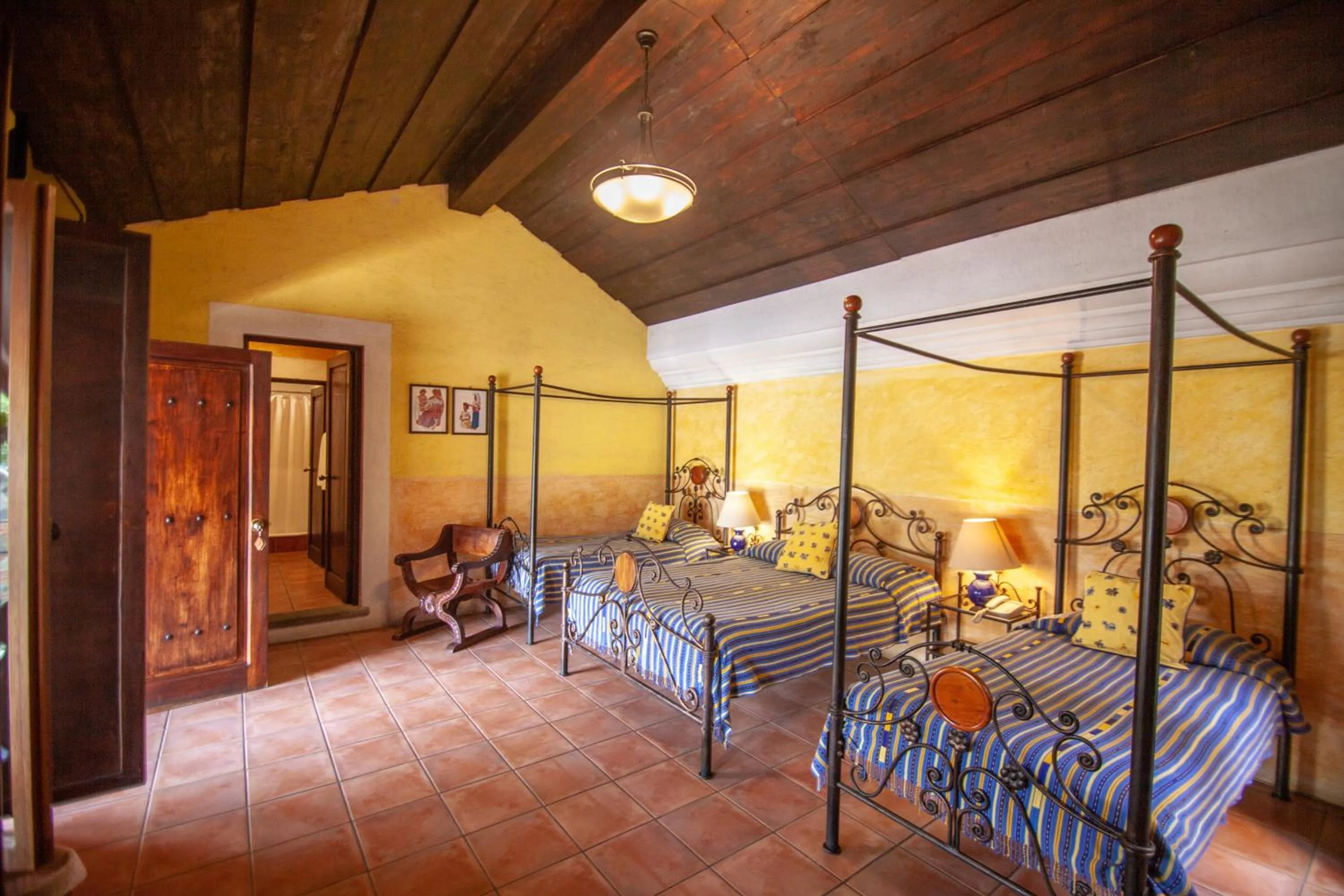 Bed in Hotel Palacio de Doña Beatriz