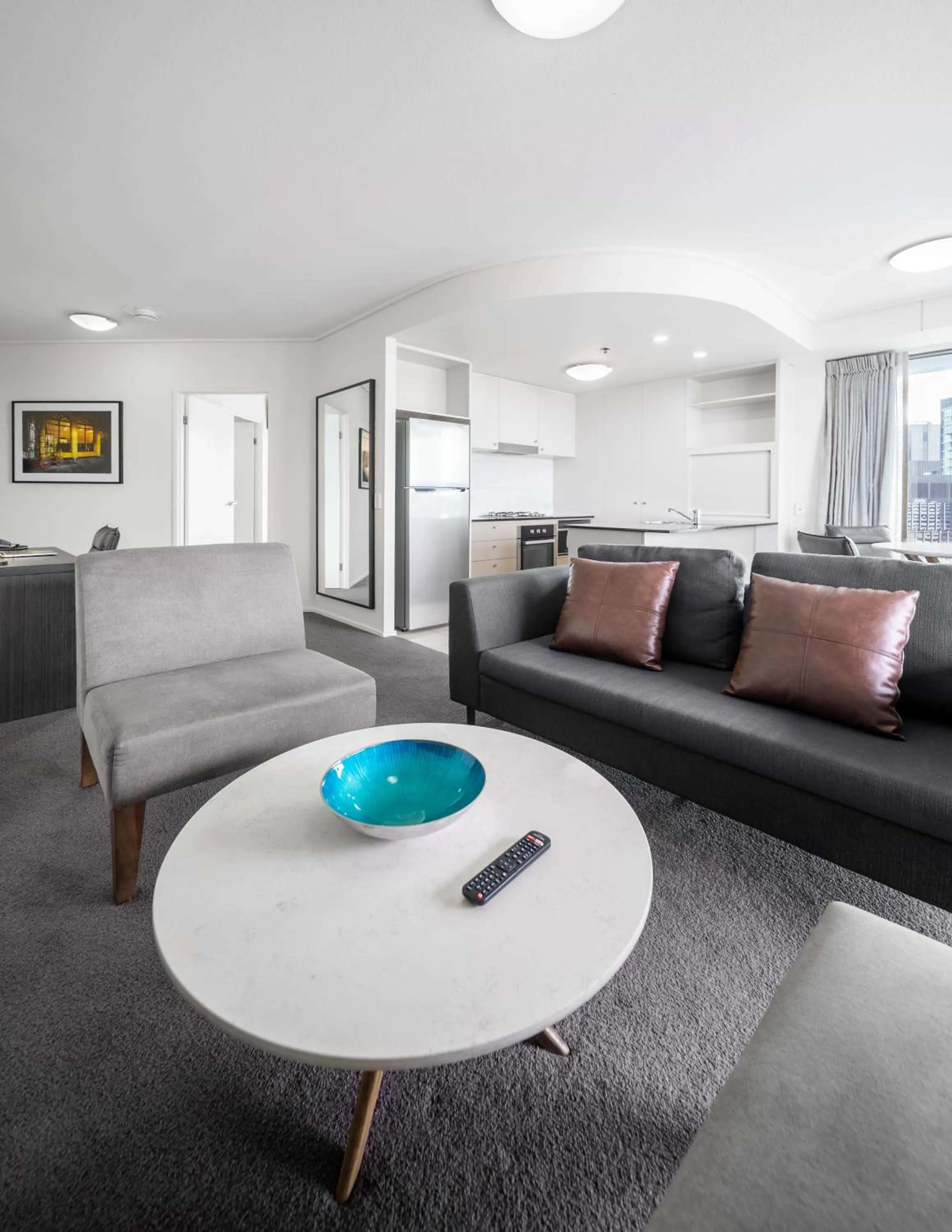 Living room in Oaks Brisbane on Felix Suites