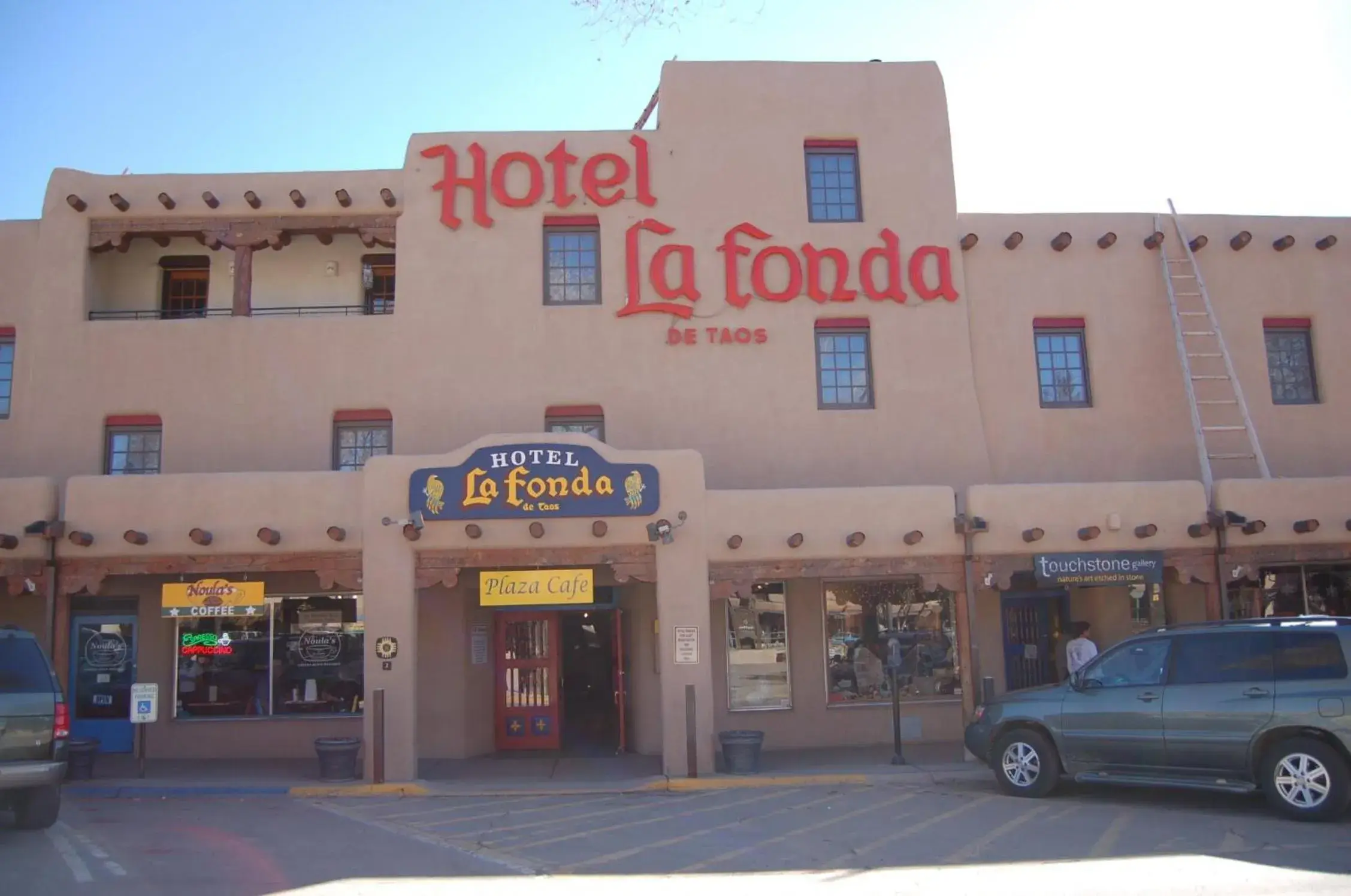 Property building in Hotel La Fonda de Taos Property building in Hotel La Fonda de Taos