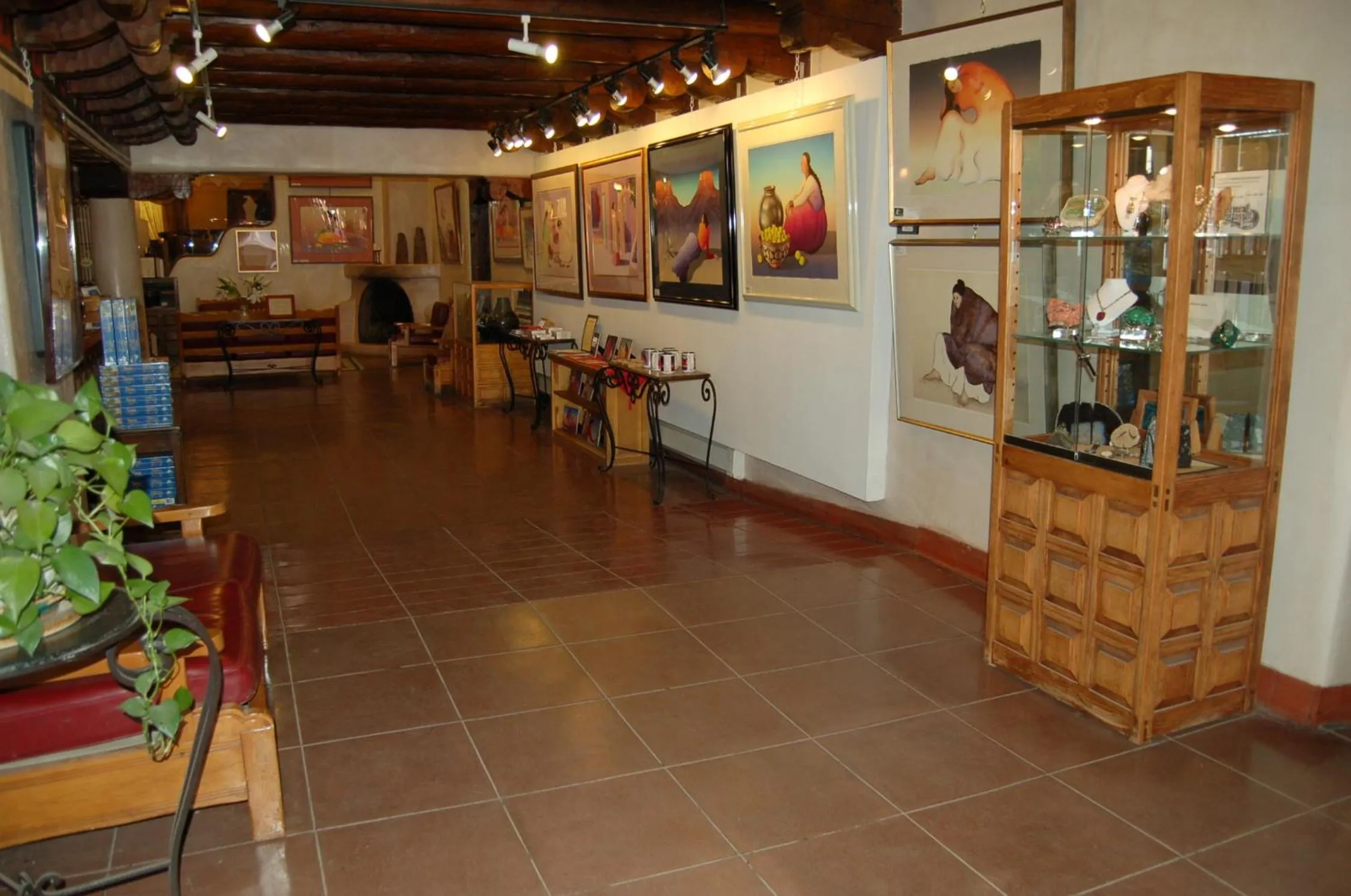 Lobby or reception in Hotel La Fonda de Taos