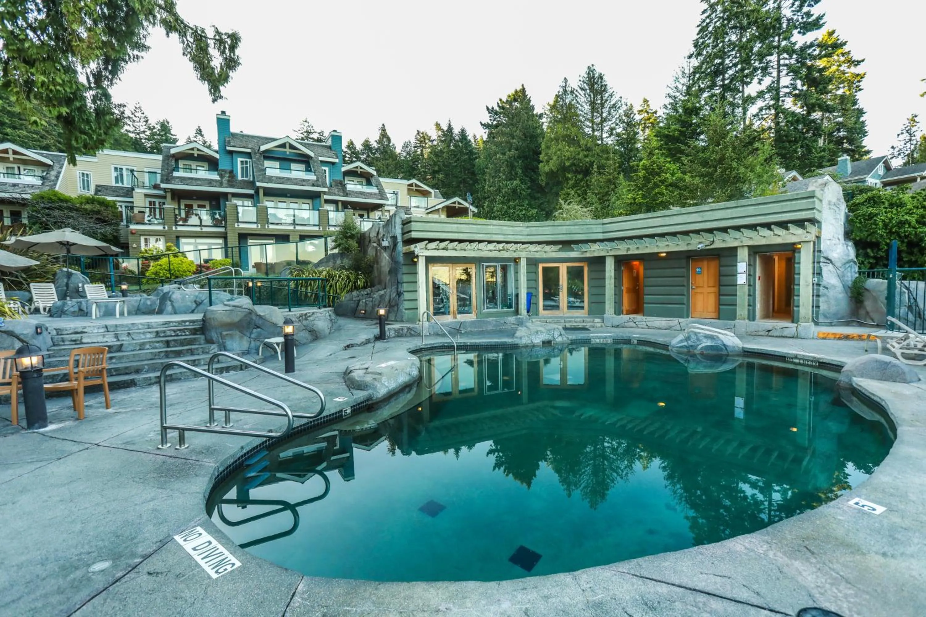 Property building in Poets Cove Resort & Spa