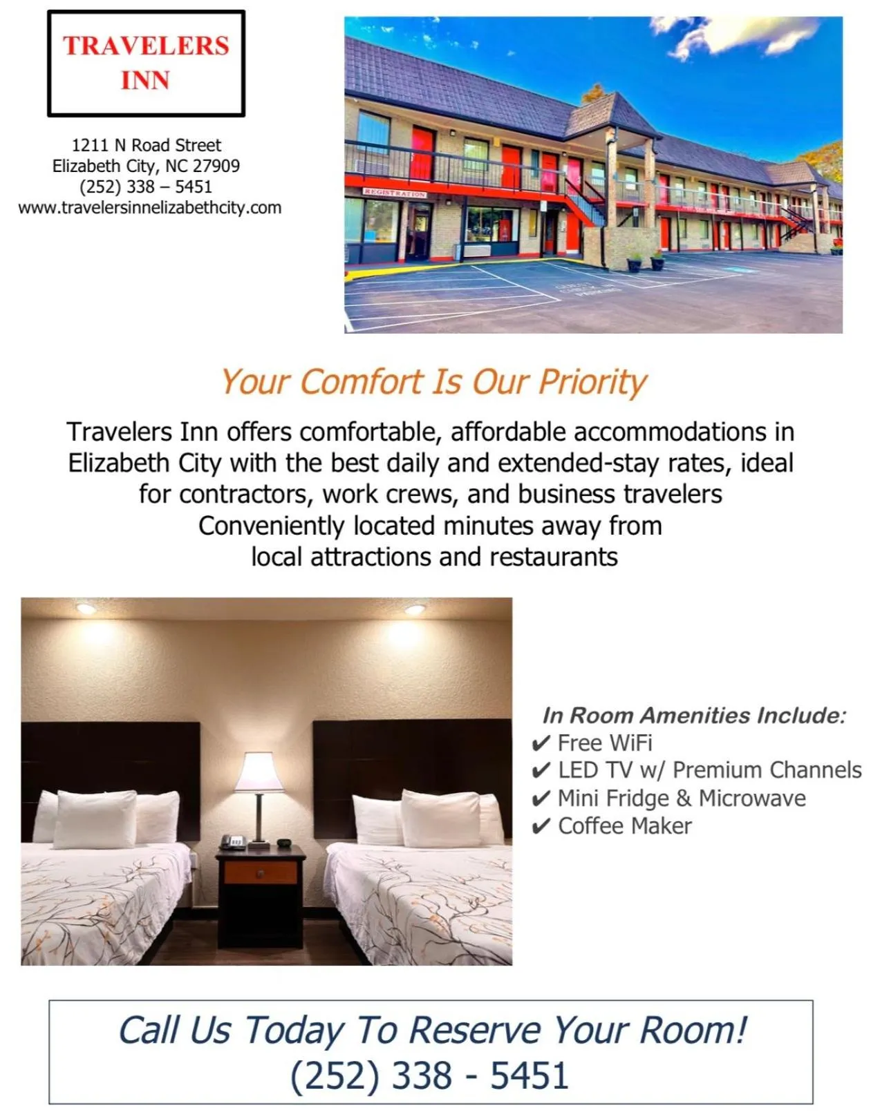 Travelers Inn Elizabeth City