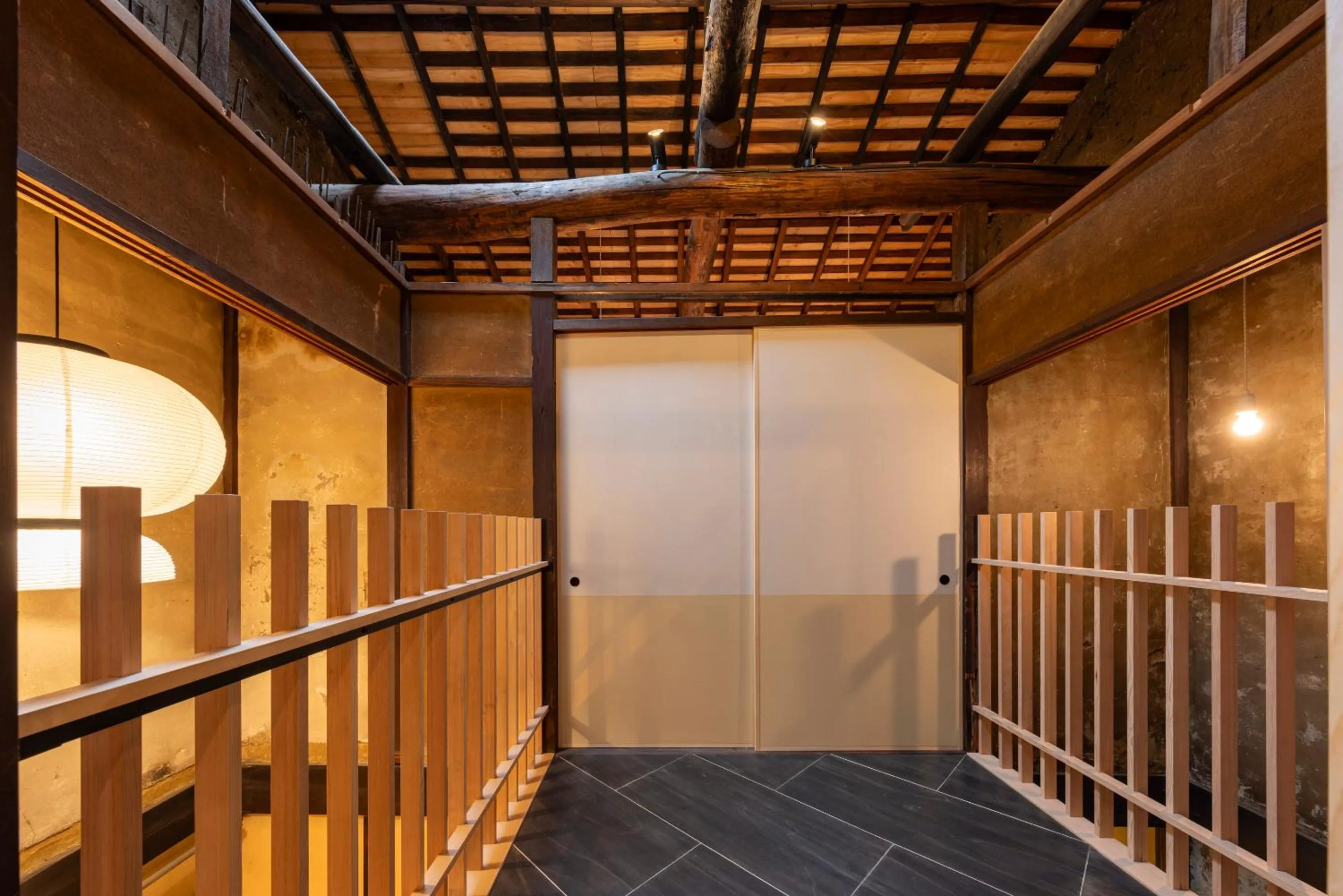 Decorative detail in Machiya Hotel YANAGI