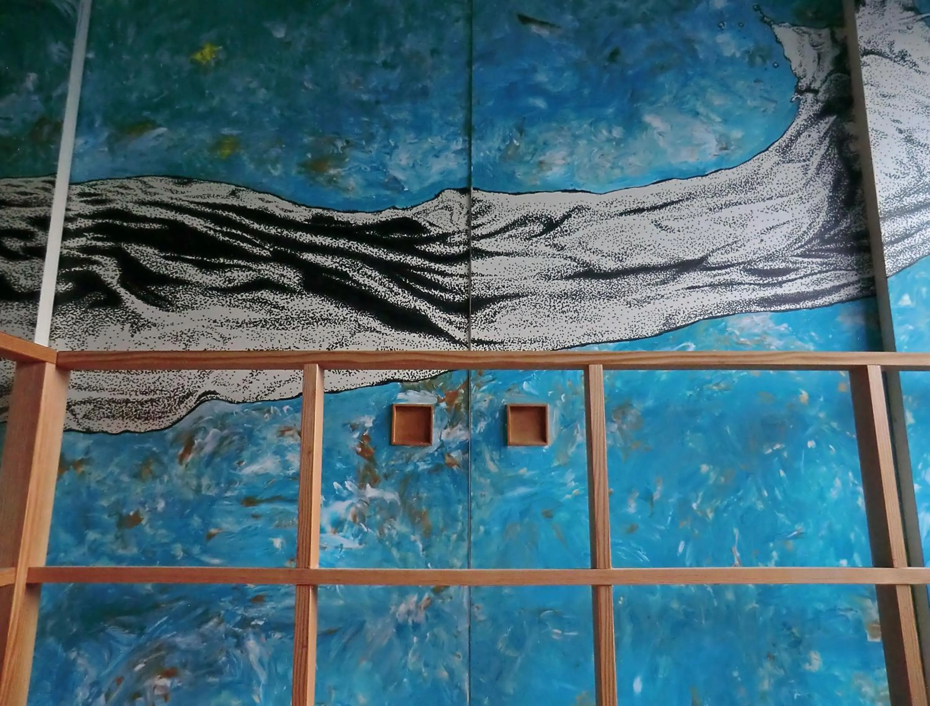 Decorative detail in Machiya Hotel YANAGI