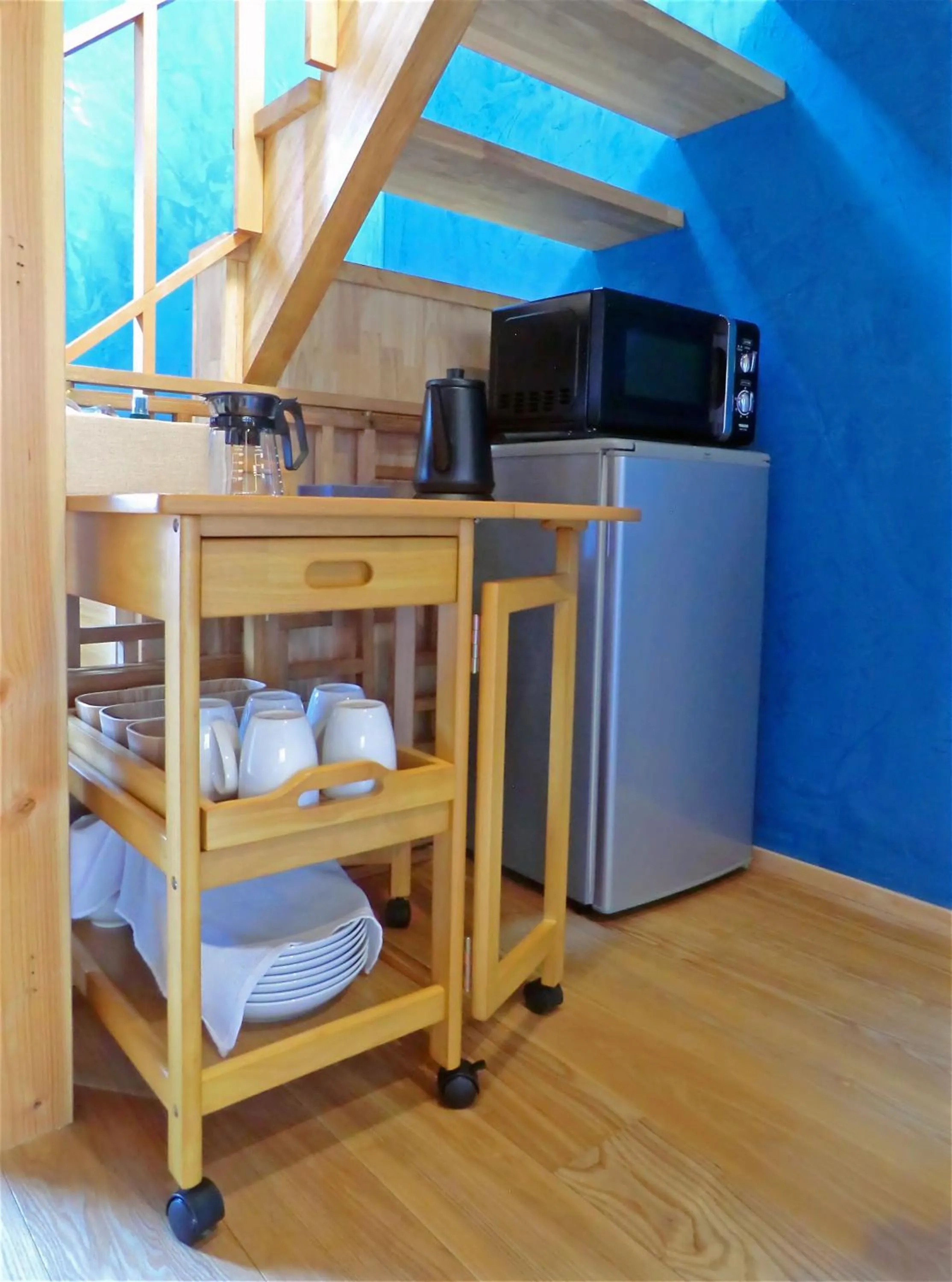 Kitchen or kitchenette in Machiya Hotel YANAGI