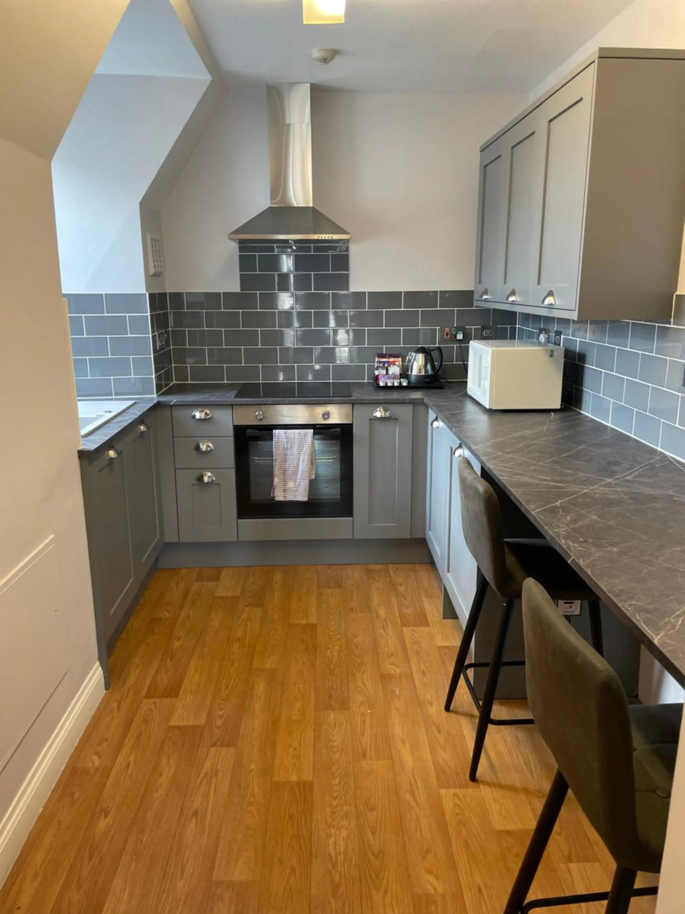 kitchen in Canterbury Cathedral Lodge