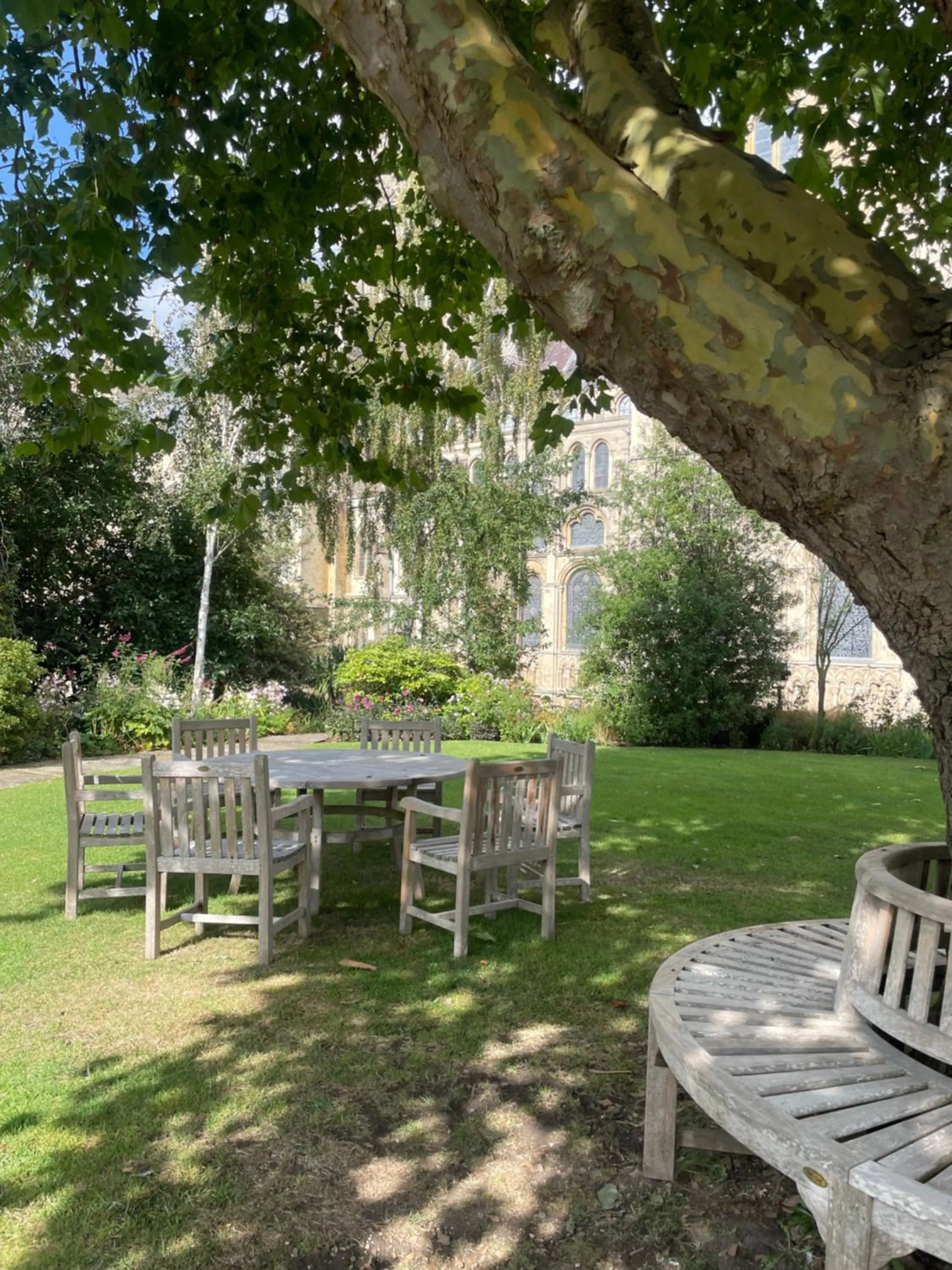 Garden in Canterbury Cathedral Lodge