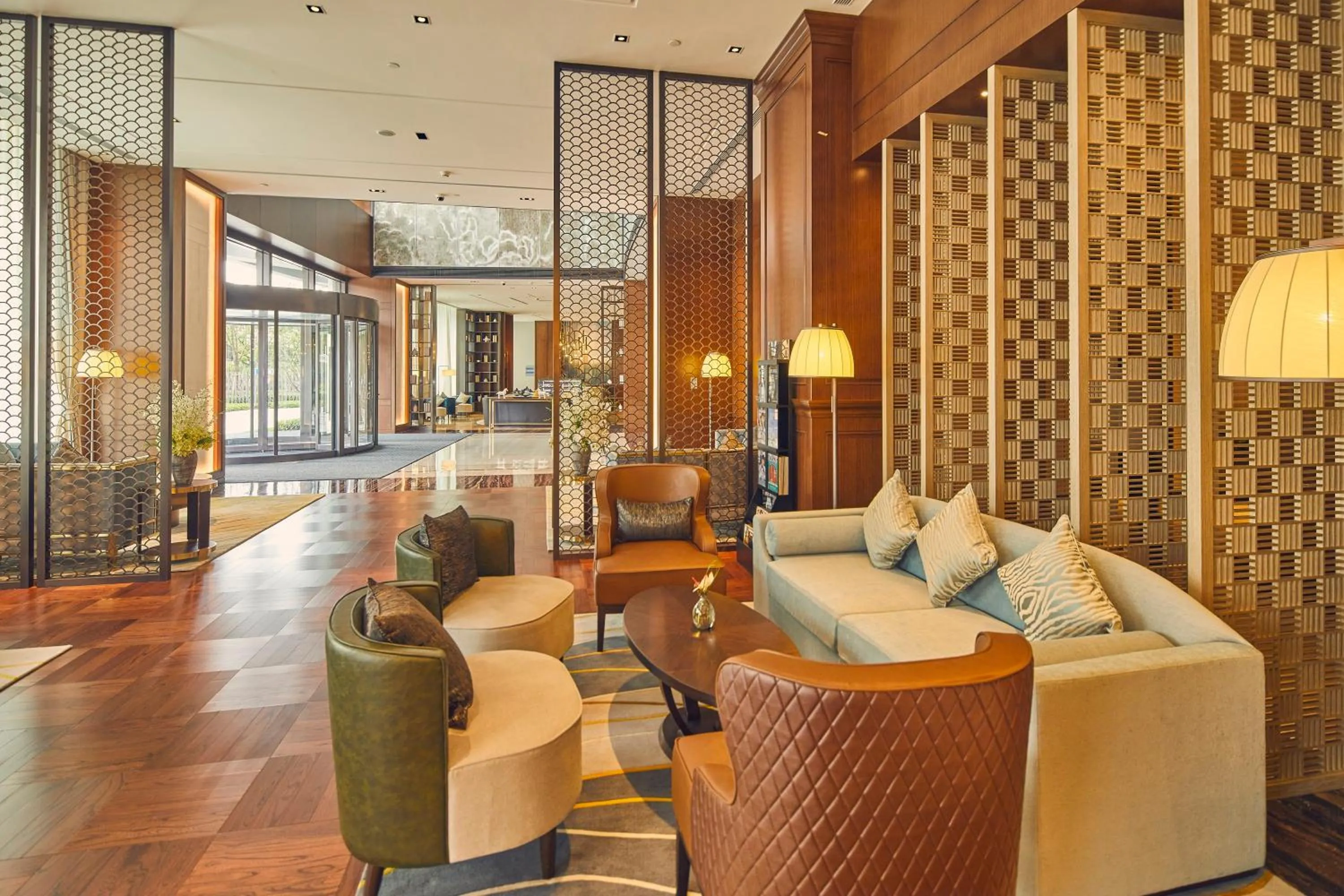 Seating area in LJZ Supreme Tower Hotel