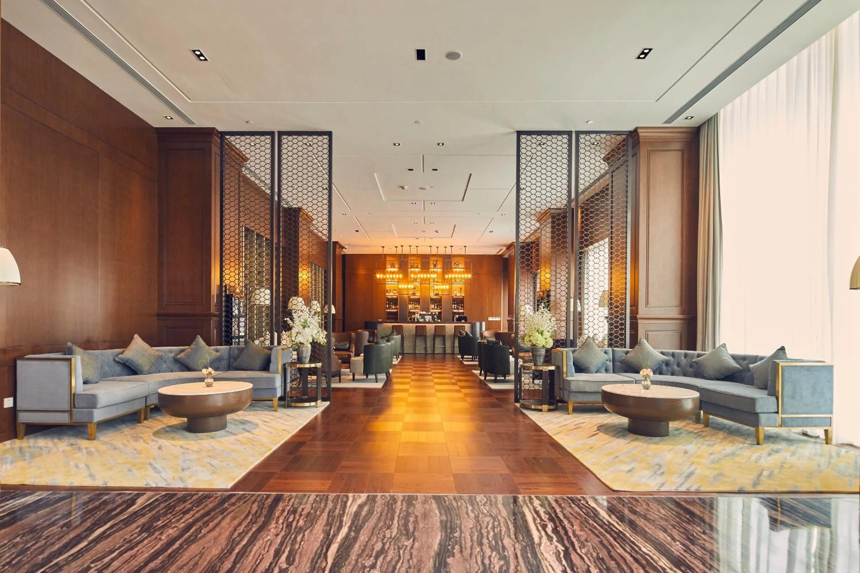 Seating area in LJZ Supreme Tower Hotel