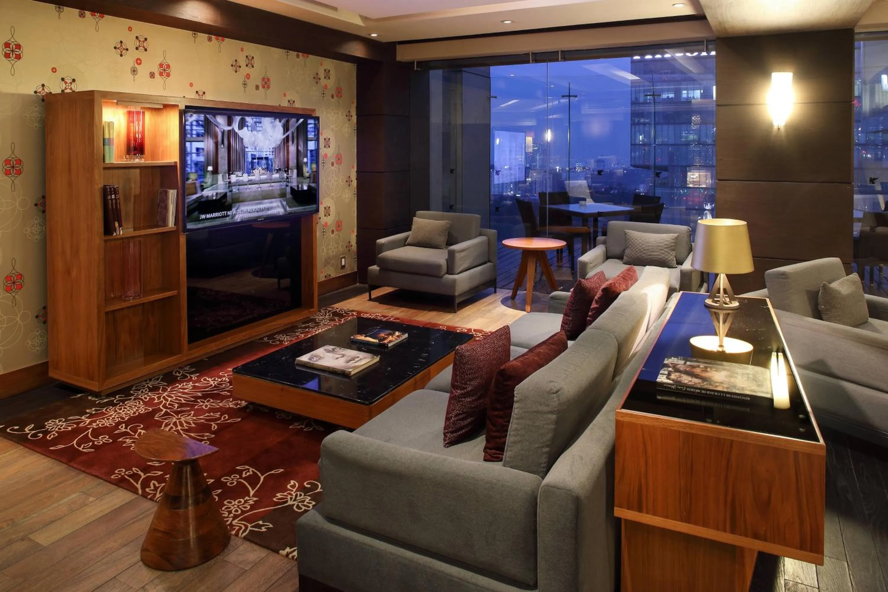 Lounge or bar in JW Marriott Hotel Mexico City Santa Fe